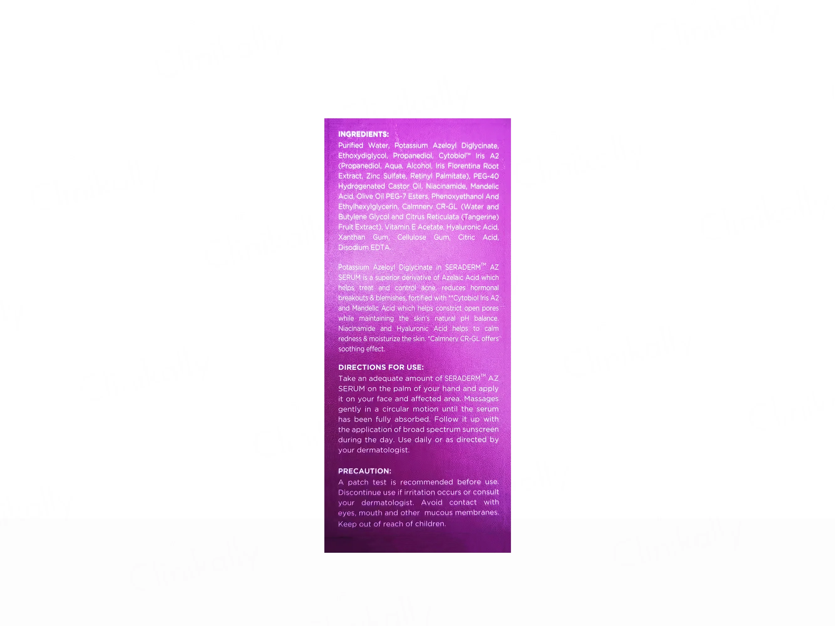 Seraderm AZ Face Serum - Image 4