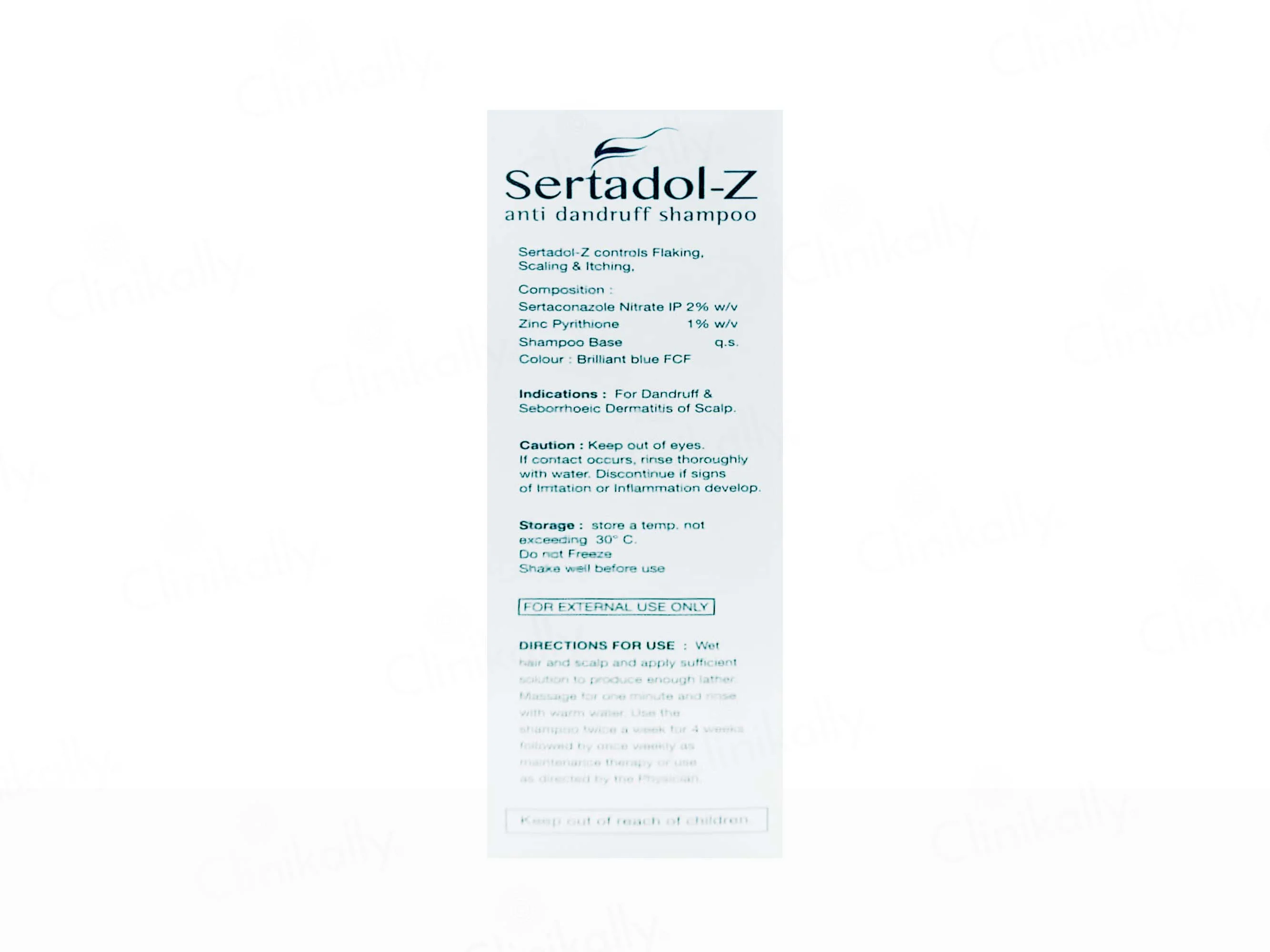 Sertadol-Z Anti Dandruff Shampoo Enriched With Conditioner - Image 2