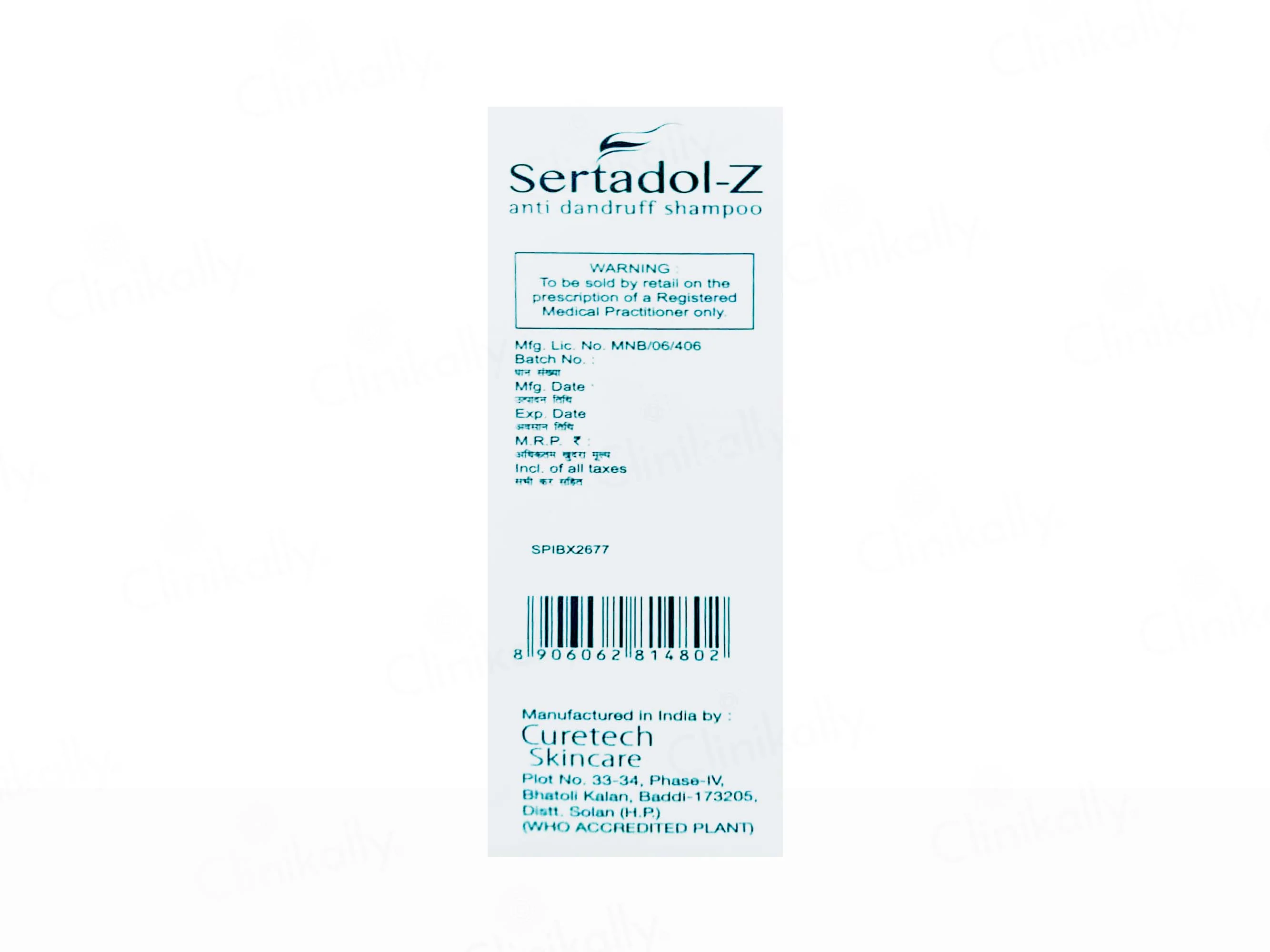 Sertadol-Z Anti Dandruff Shampoo Enriched With Conditioner - Image 3