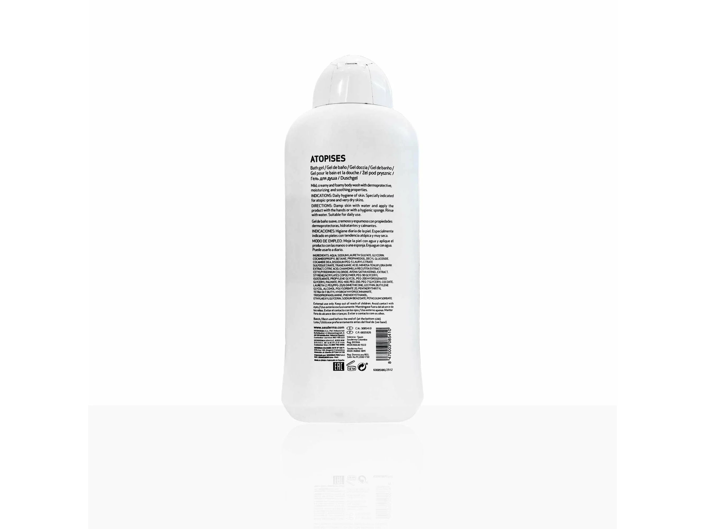 Sesderma Atopises Bath Gel - Image 3