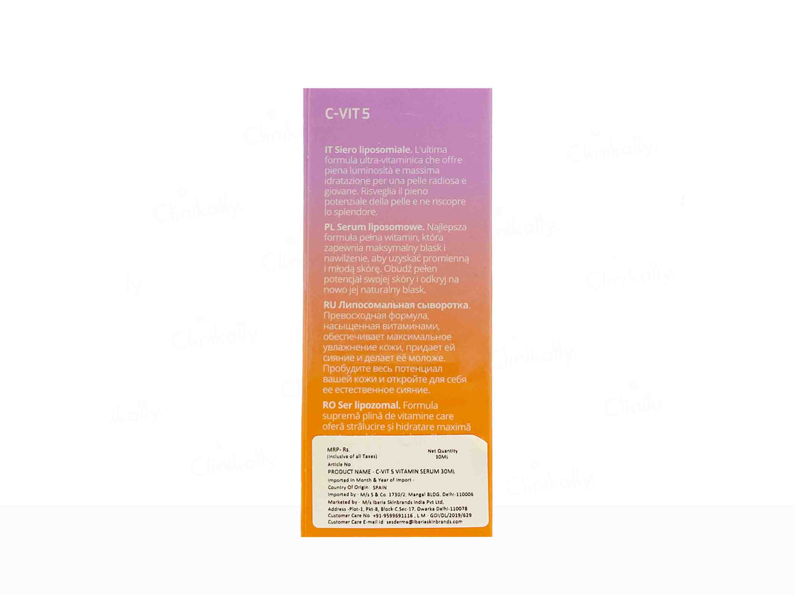 Sesderma C-VIT 5 Liposomal Serum - Image 5