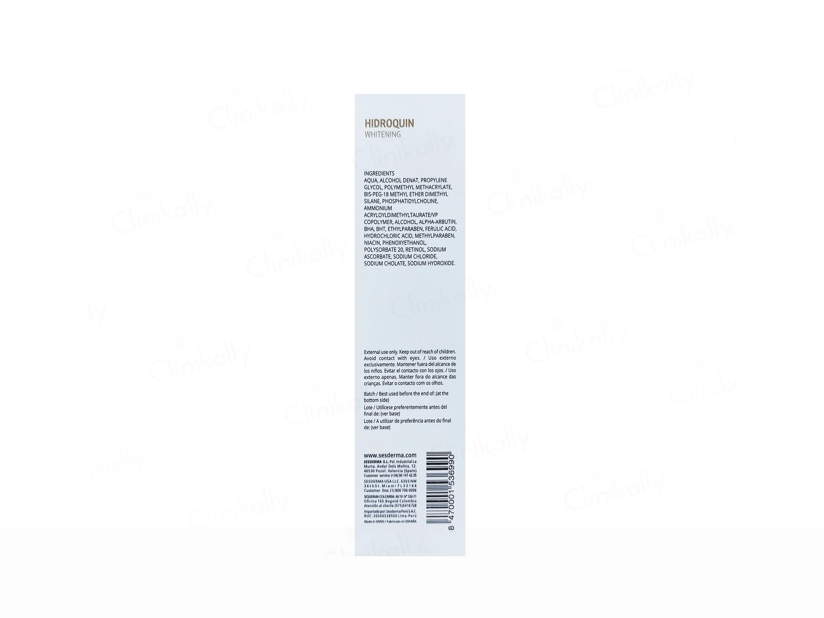 Sesderma Hidroquin Whitening Depigmenting Gel - Image 5