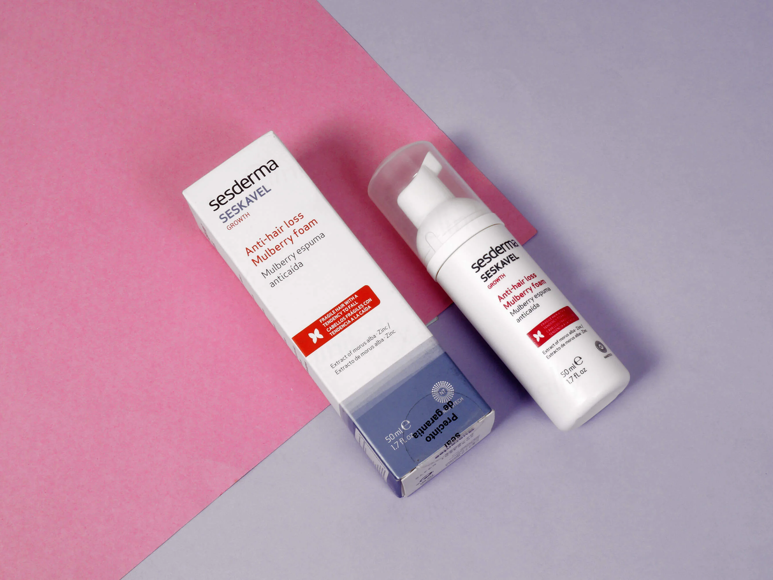 Sesderma Seskavel Mulberry Anti-Hair Loss Foam - Image 4