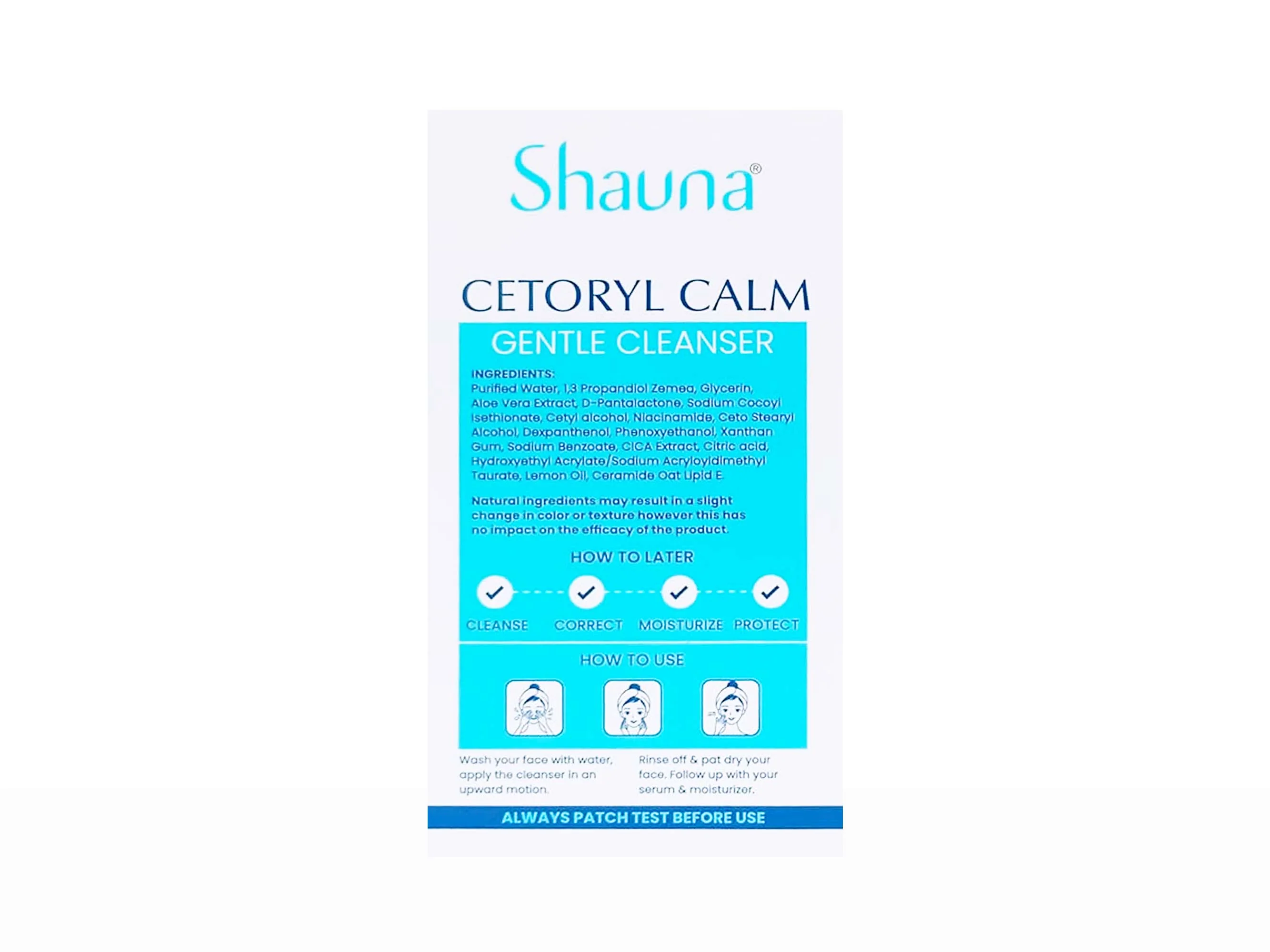 Shauna Cetoryl Calm Gentle Skin Cleanser - Image 3