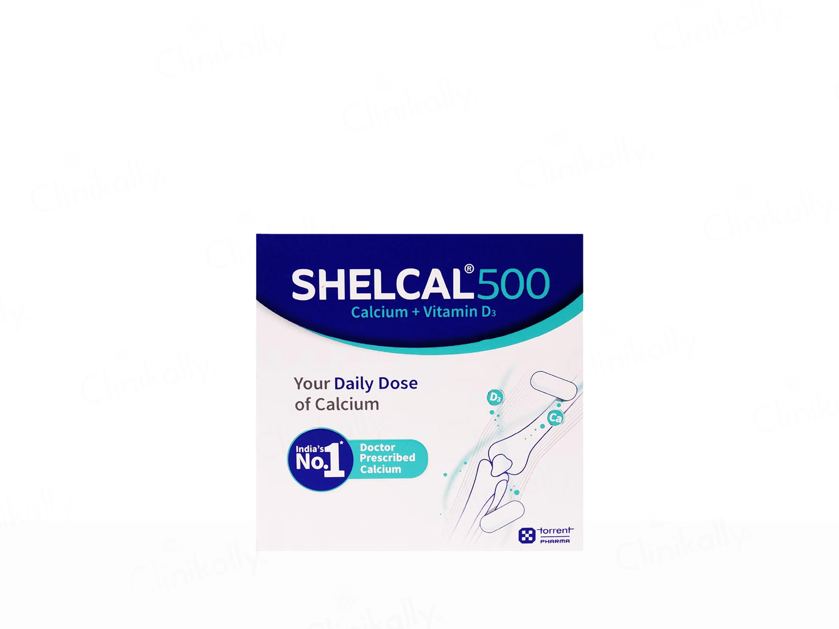 Shelcal 500 Calcium & Vitamin D3 Bone & Muscle Health Tablet - Image 2
