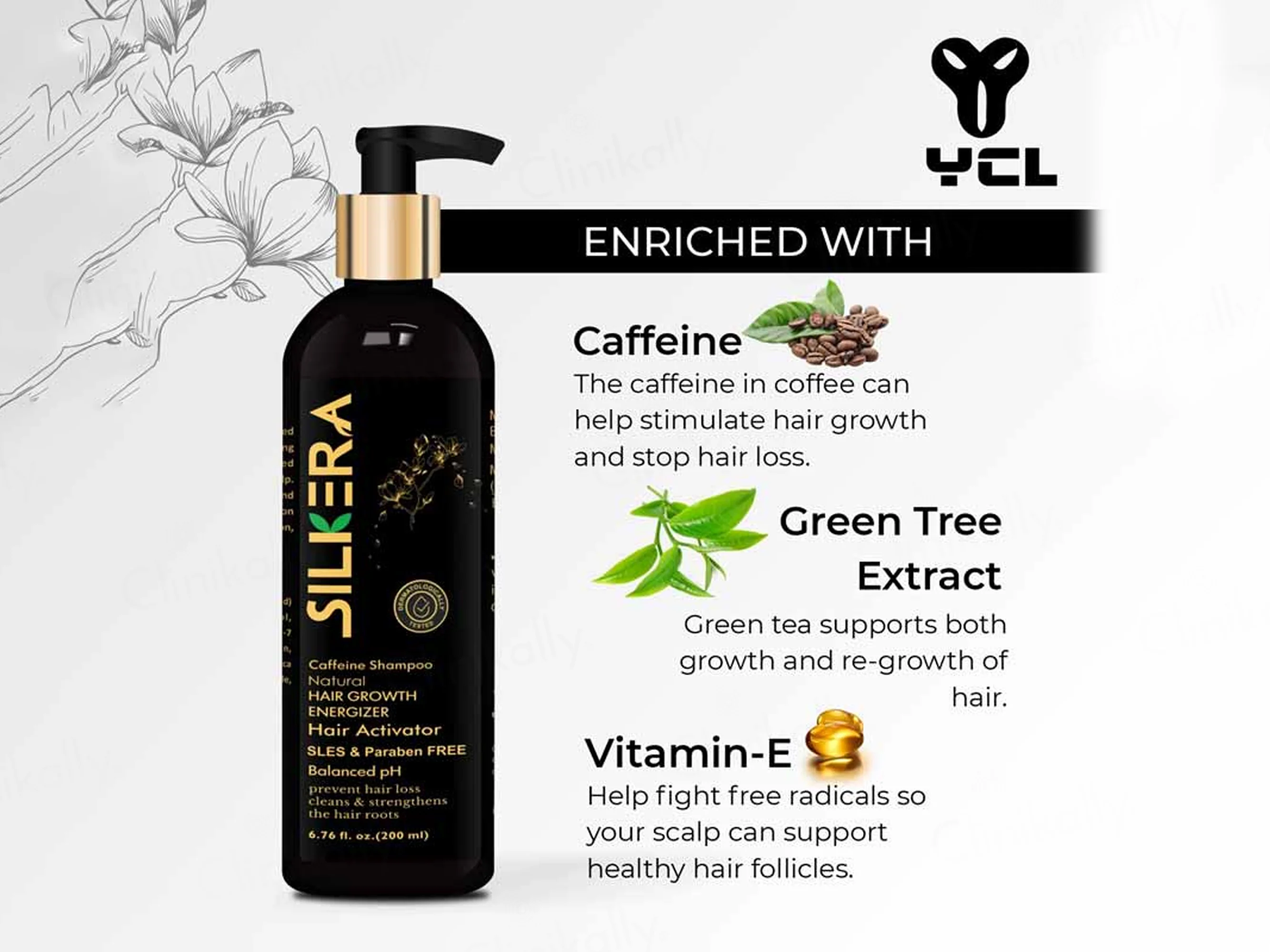 Silkera Natural Caffeine Hair Growth Energizer Shampoo - Image 6
