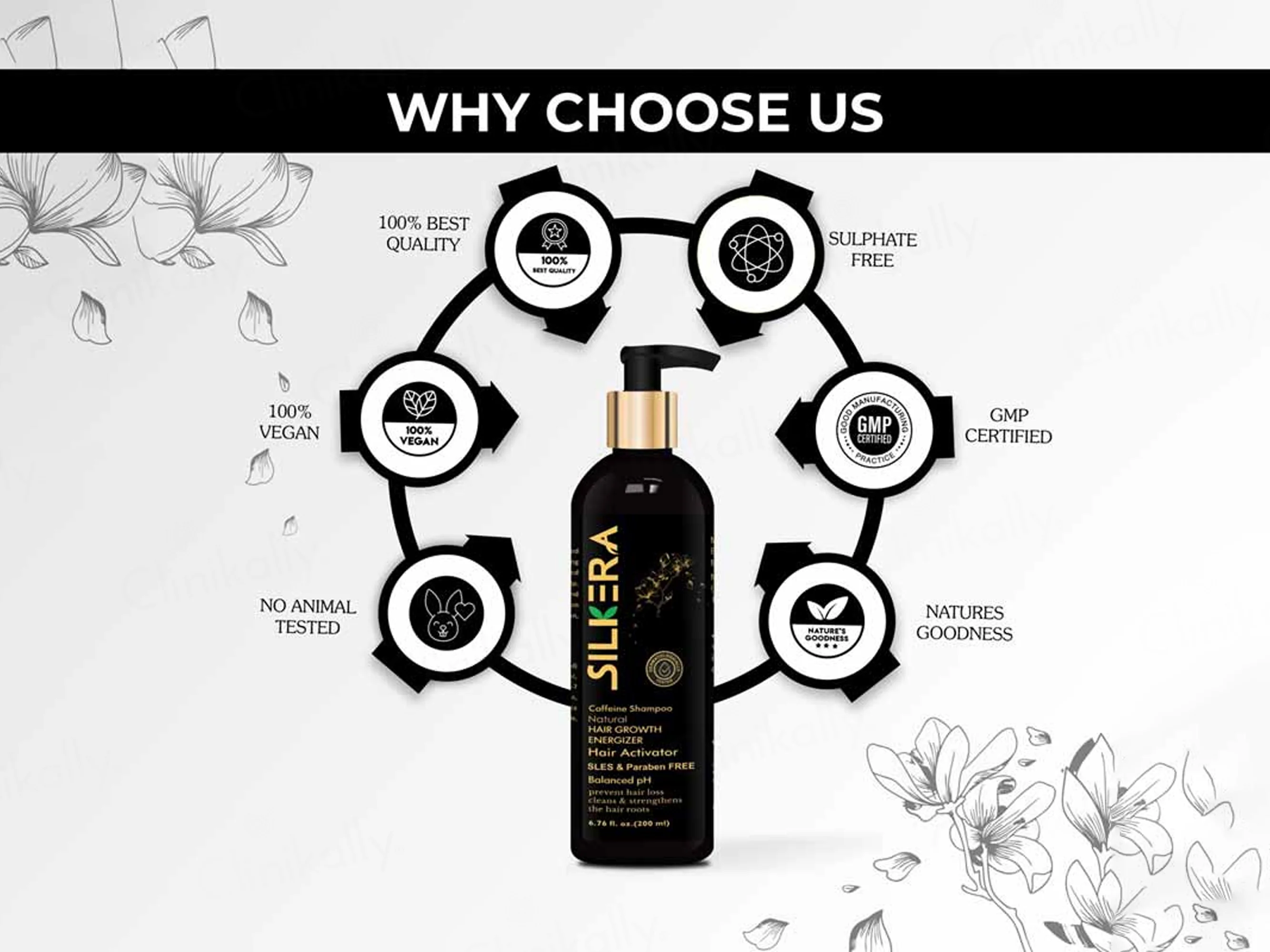 Silkera Natural Caffeine Hair Growth Energizer Shampoo - Image 8