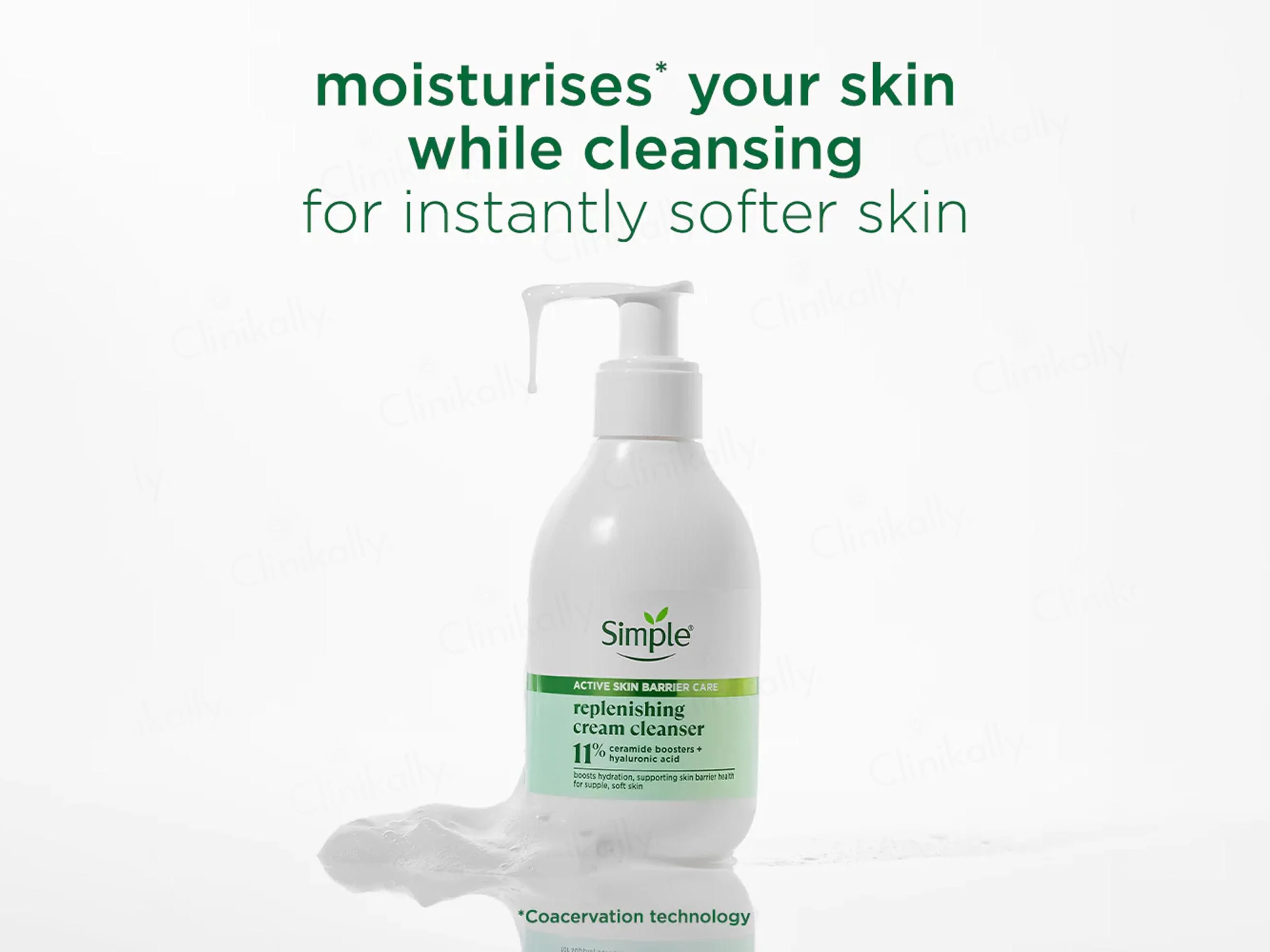 Simple Active Skin Barrier Care Replenishing Cream Cleanser - Image 4