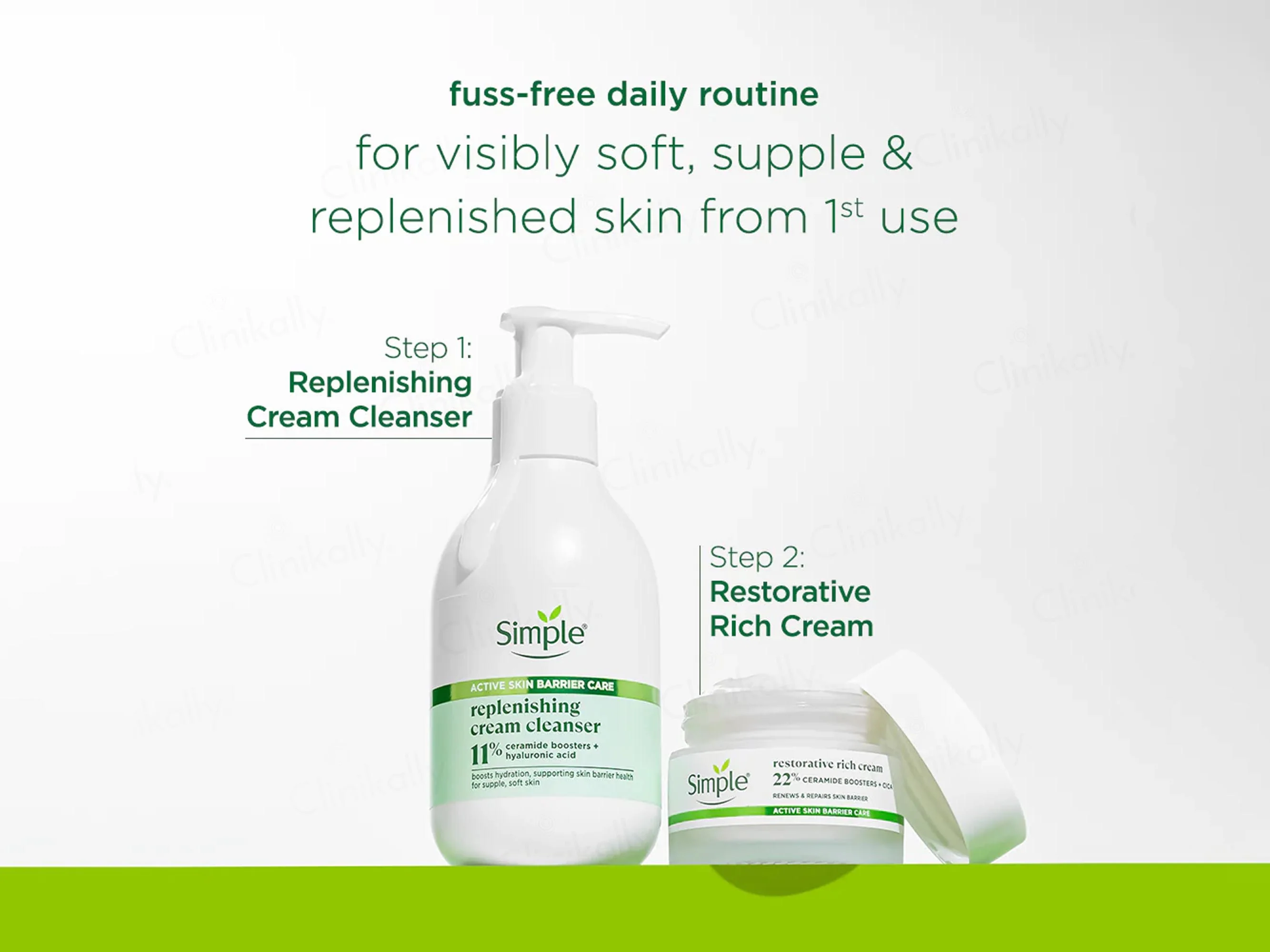 Simple Active Skin Barrier Care Replenishing Cream Cleanser - Image 7