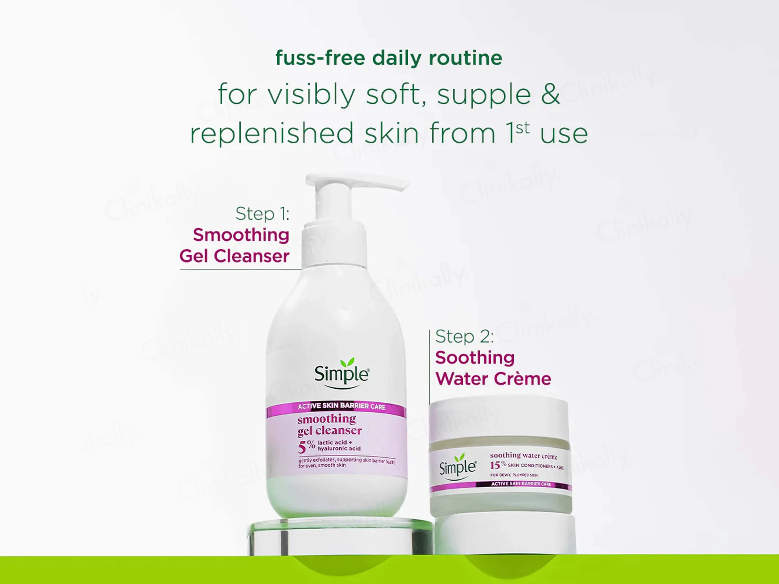 Simple Active Skin Barrier Care Smoothing Gel Cleanser - Image 6