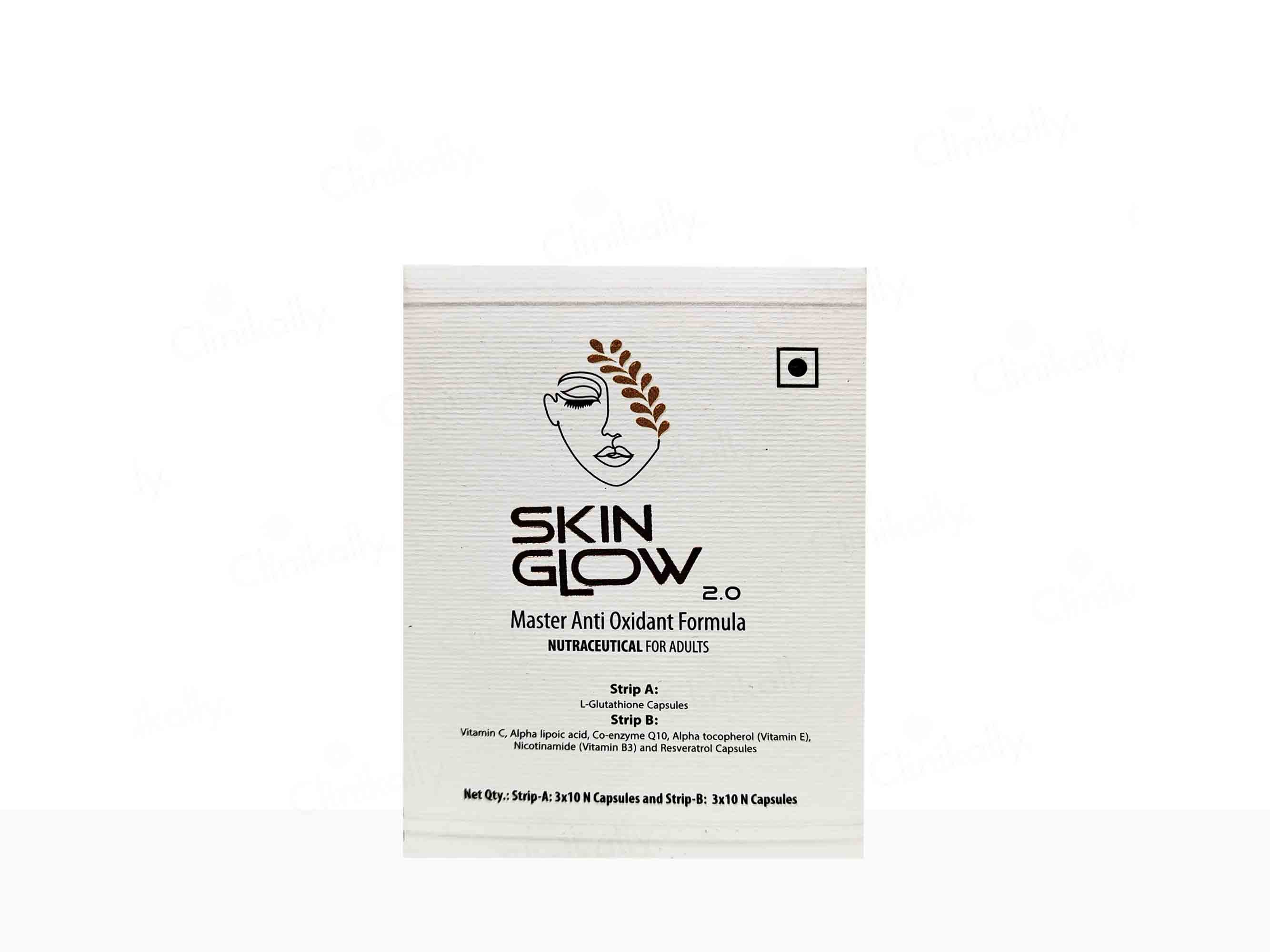 Skin Glow 2.0 Master Anti Oxidant Formula Nutraceutical Capsule For Adults - Image 2