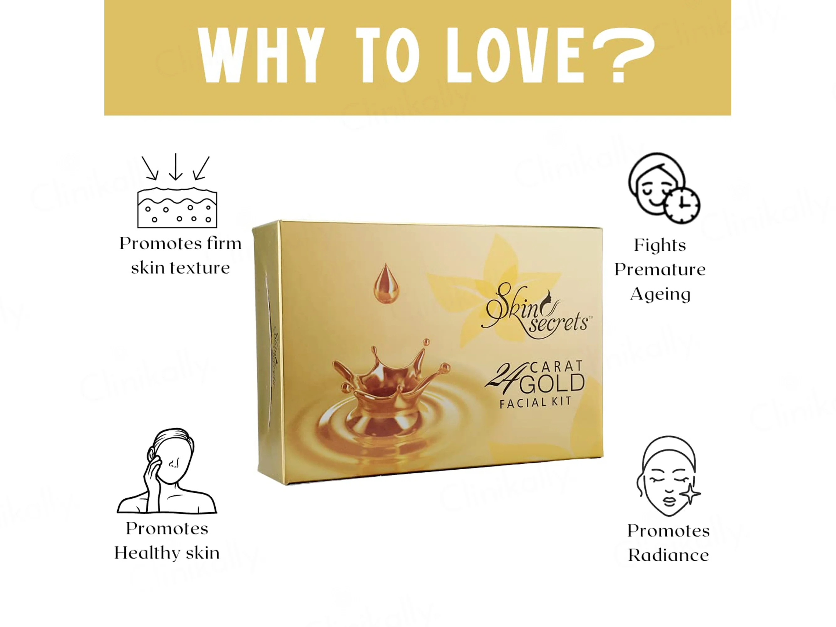 Skin Secrets 24 Carat Gold Hydra Facial Kit - Image 3