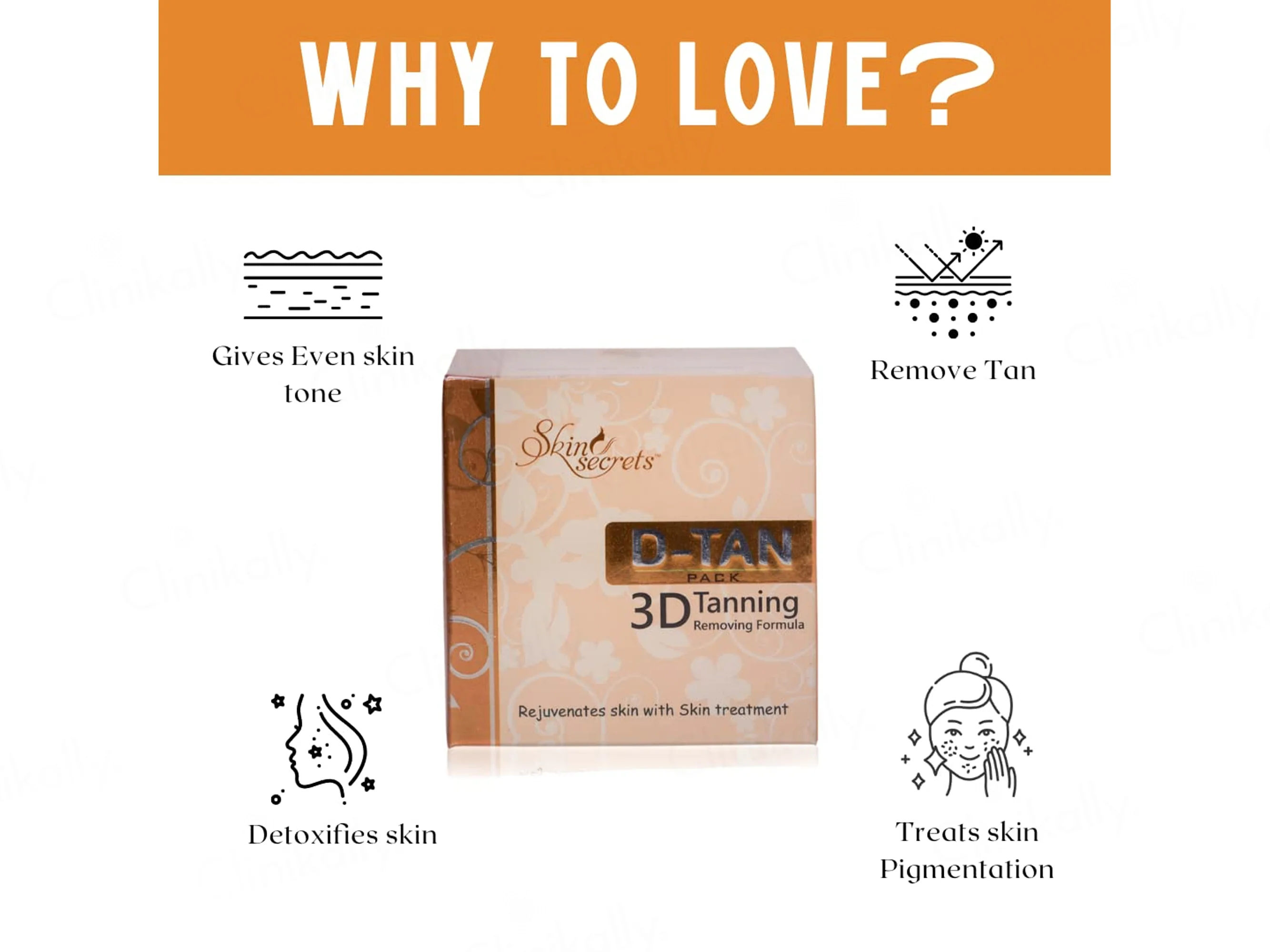Skin Secrets 3D De-Tan Face Pack - Image 3