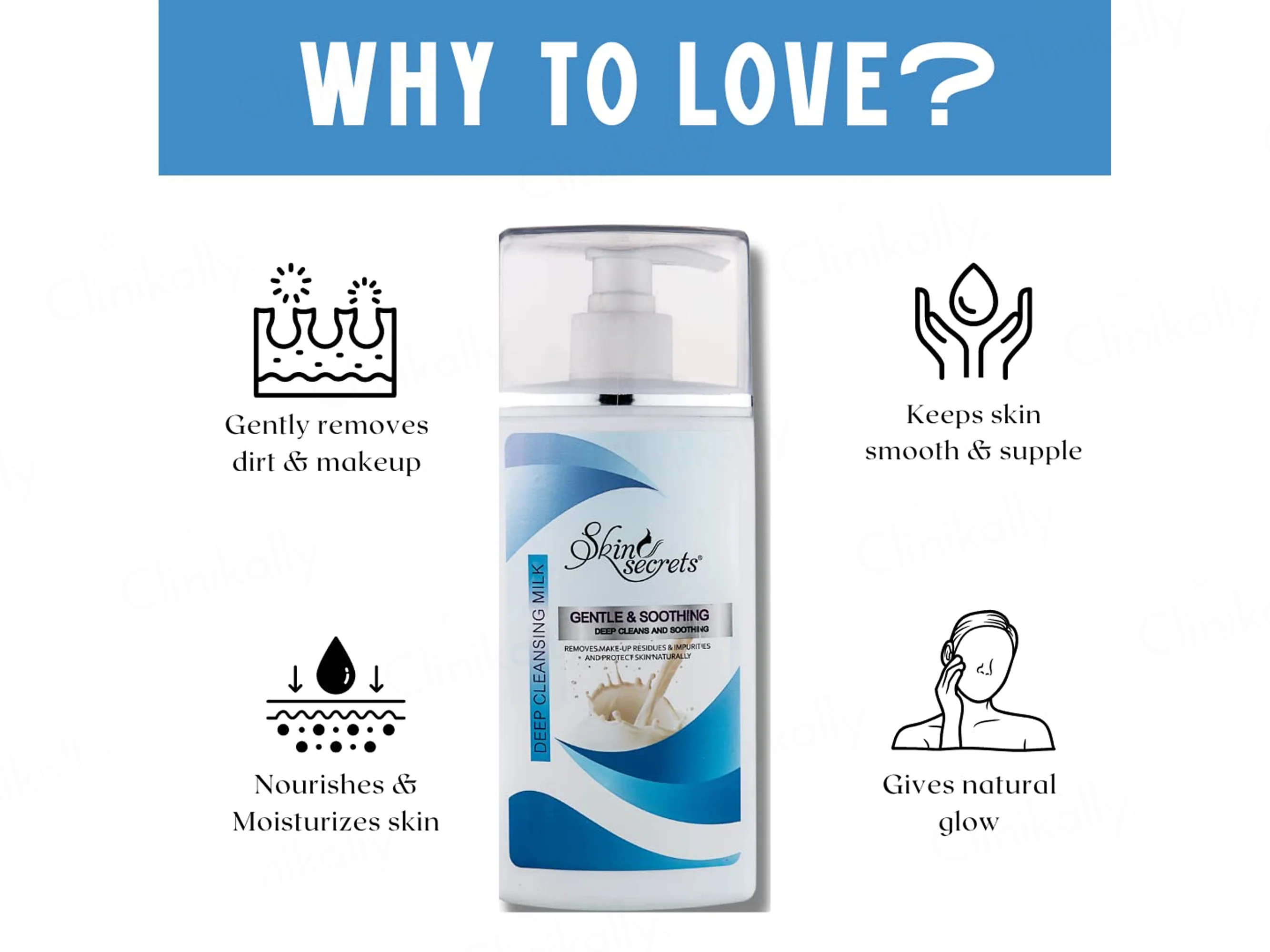 Skin Secrets Gentle & Soothing Deep Cleansing Milk - Image 3
