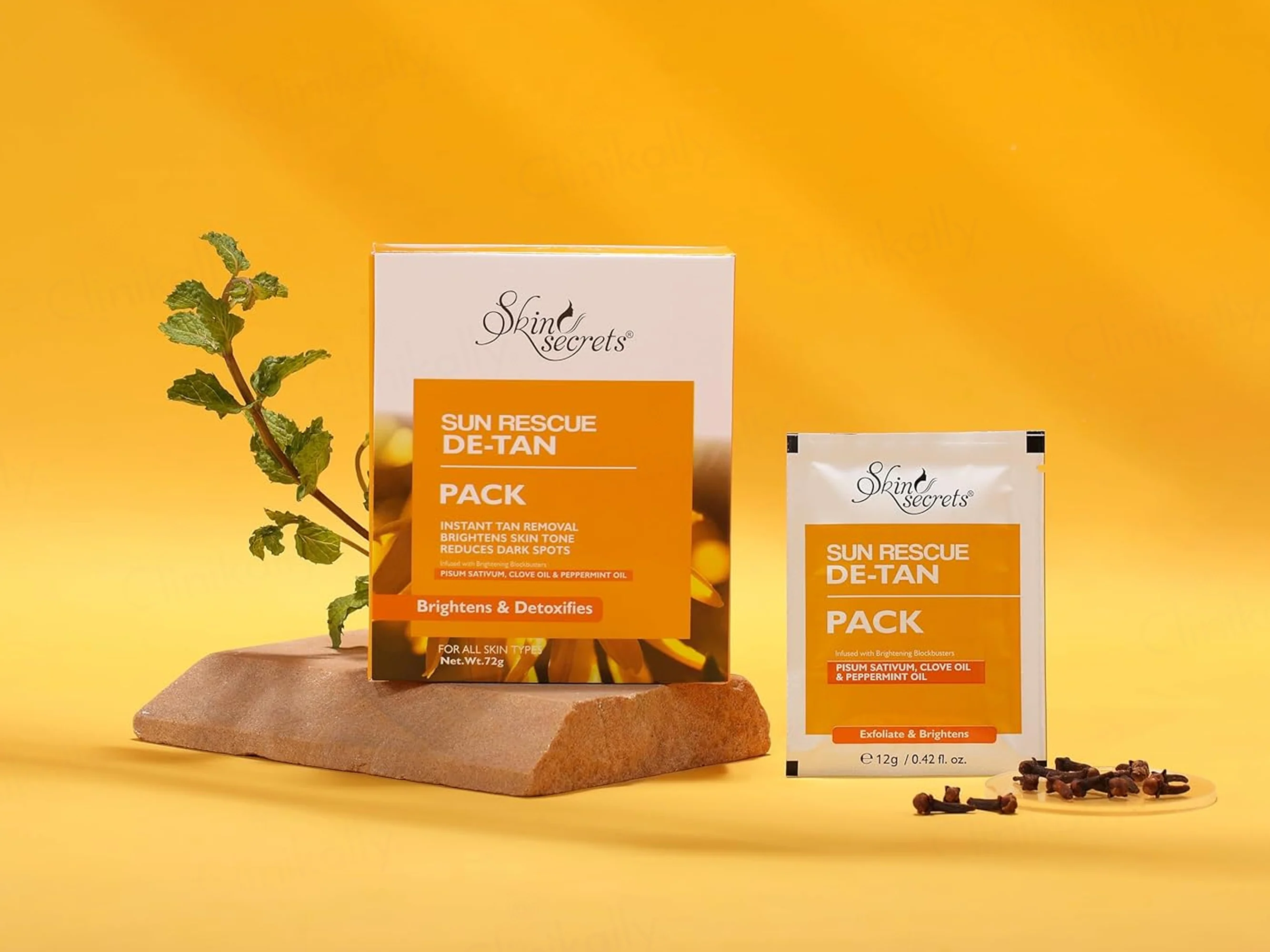 Skin Secrets Sun Rescue De-Tan Face Pack - Image 3