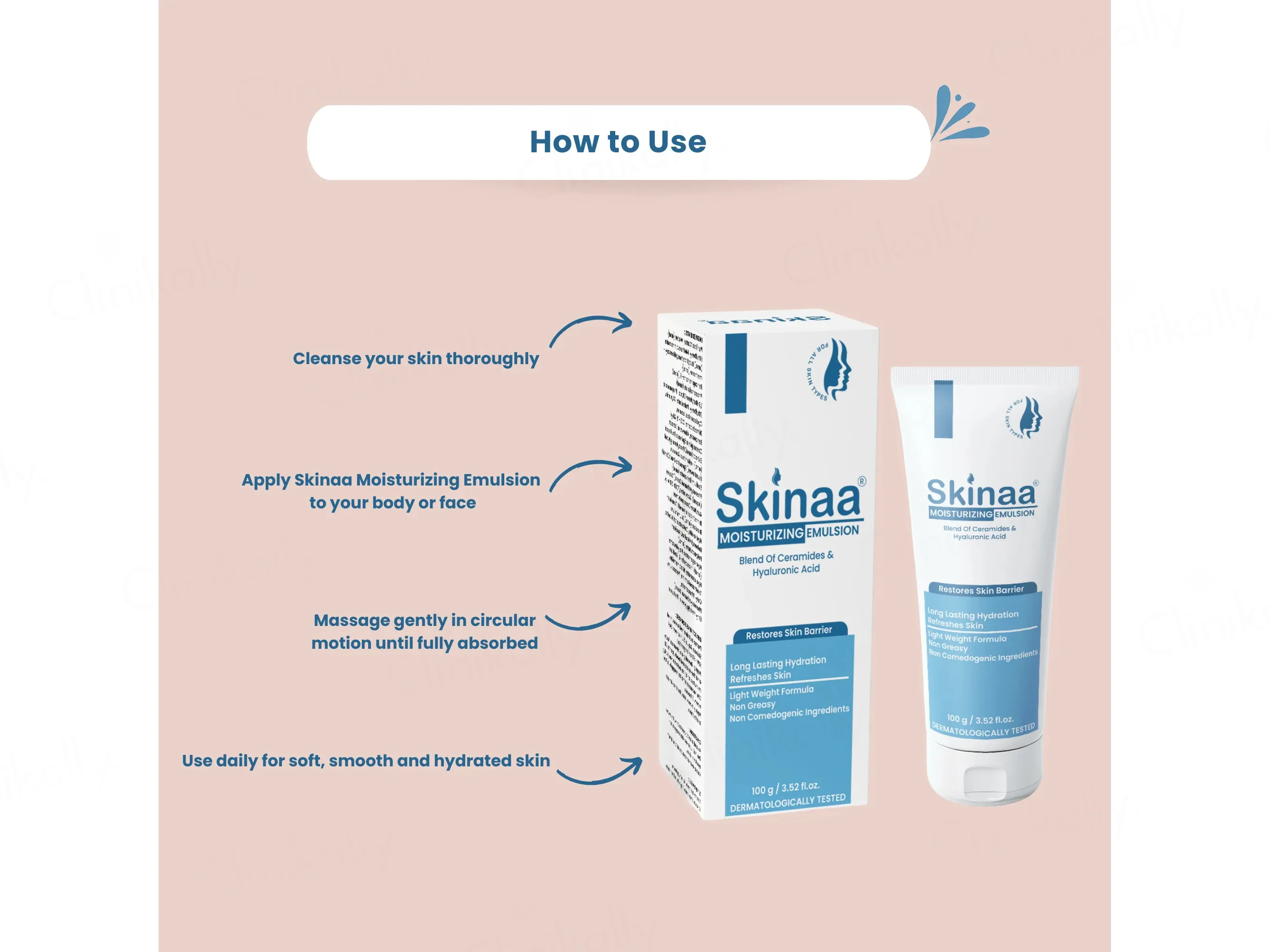Skinaa Ceramides & Hyaluronic Acid Moisturizing Emulsion - Image 3