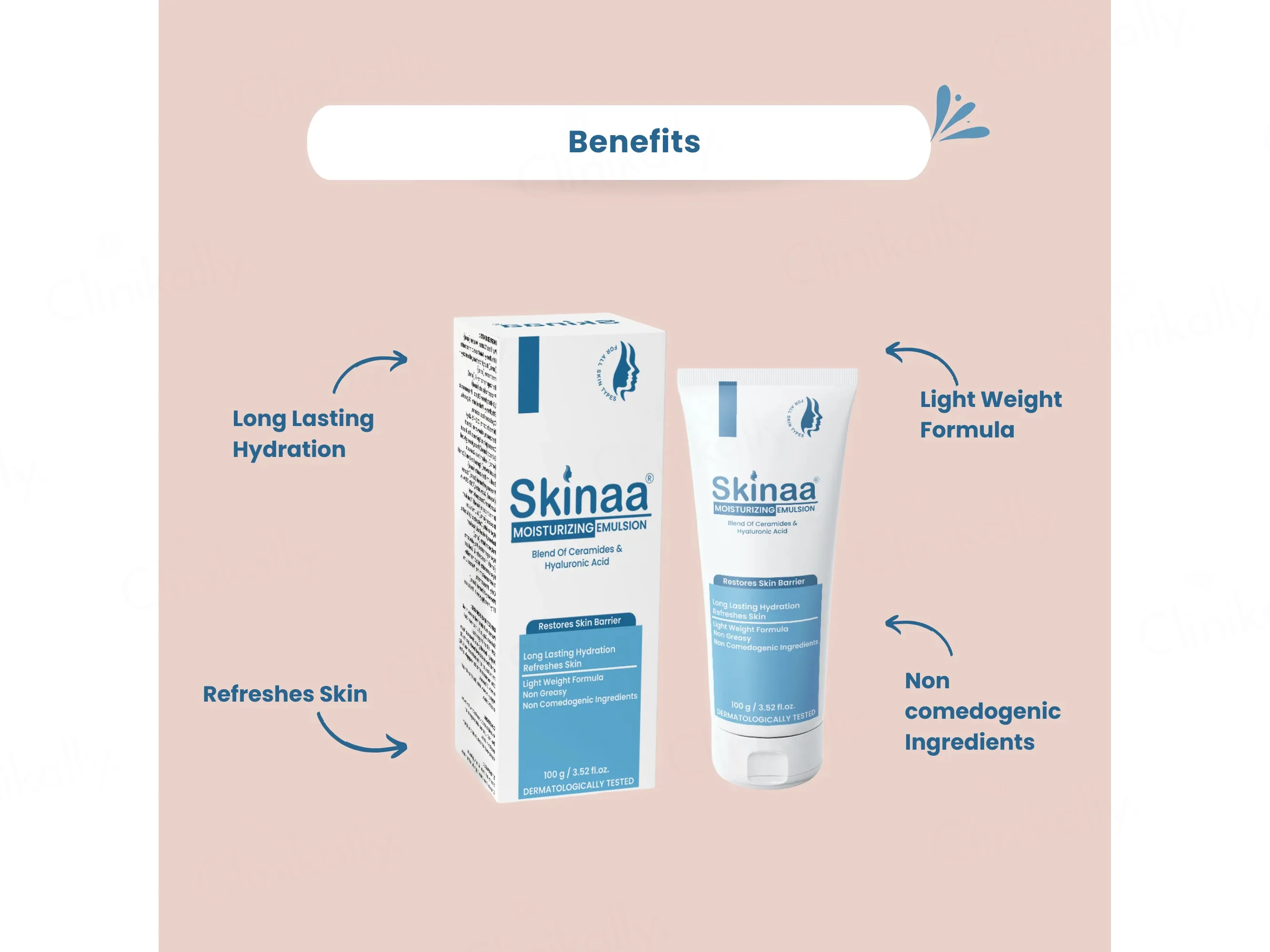 Skinaa Ceramides & Hyaluronic Acid Moisturizing Emulsion - Image 4