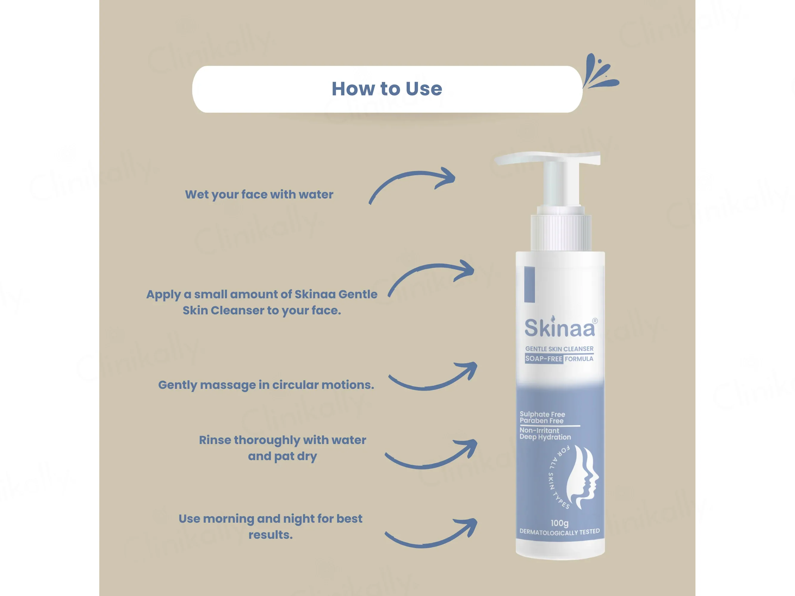 Skinaa Deep Hydration Gentle Skin Cleanser - Image 3