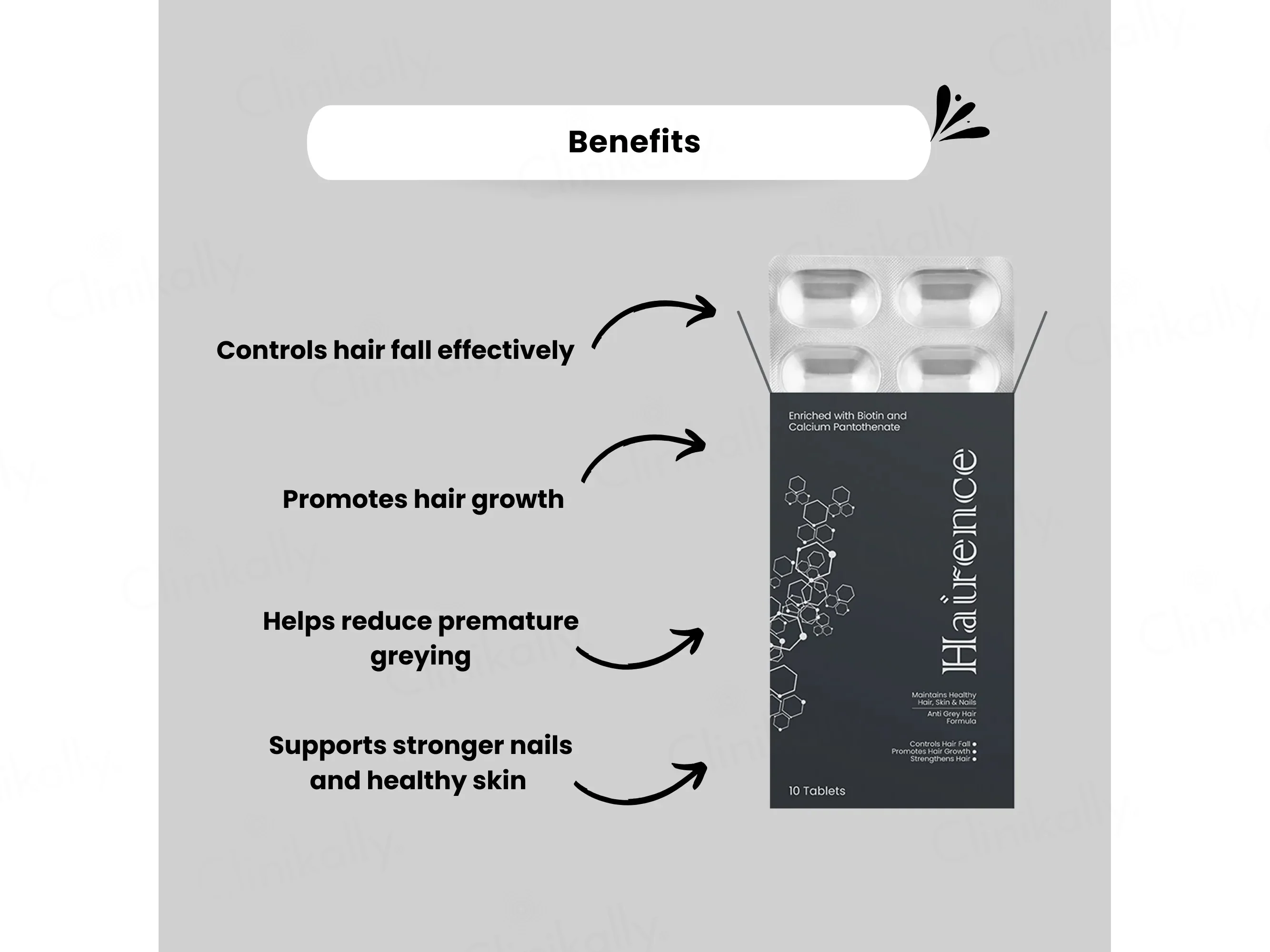 Skinaa Hairence Hair Growth Supplement Tablet - Image 6