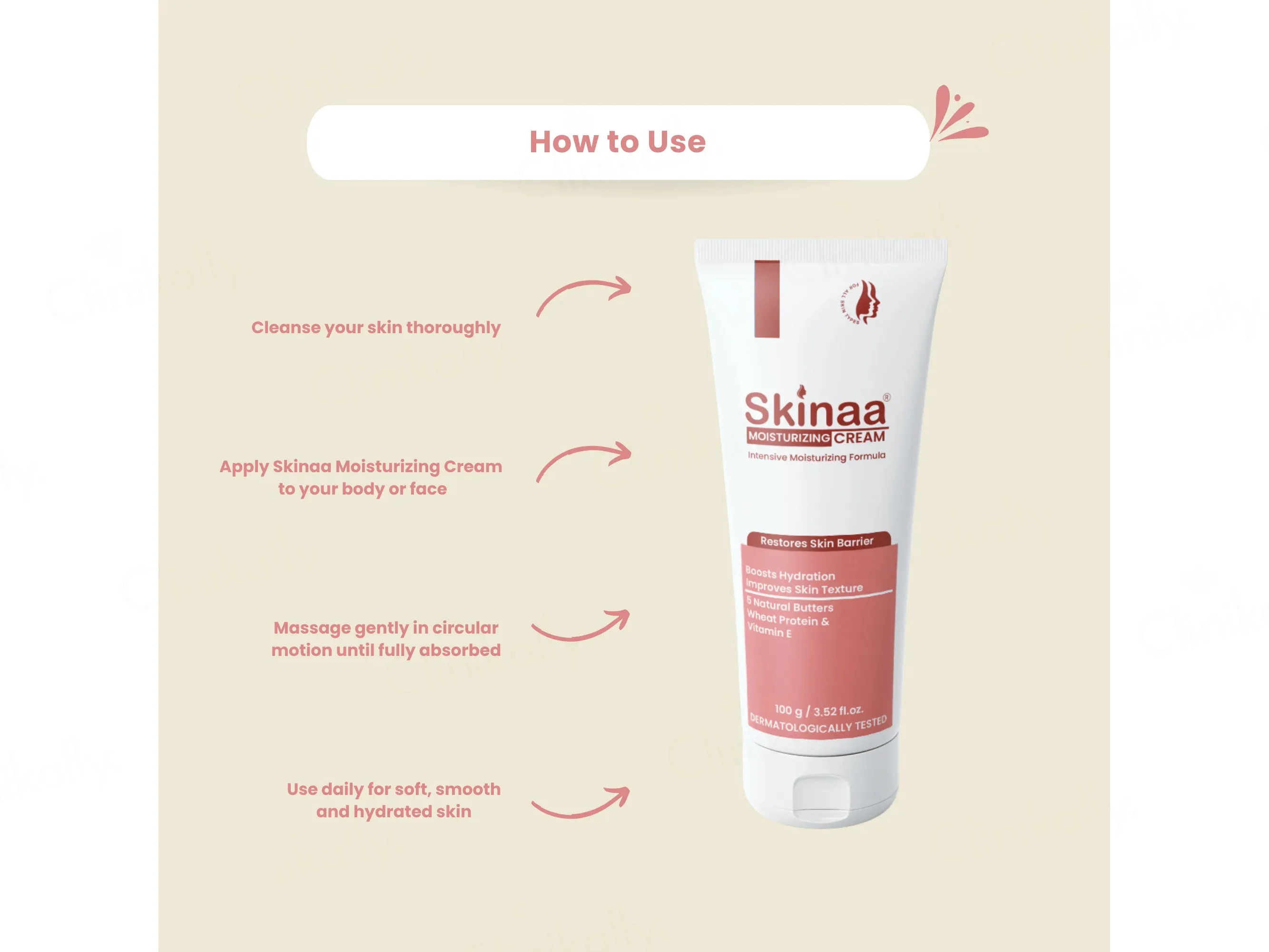 Skinaa Intensive Moisturizing Cream - Image 3