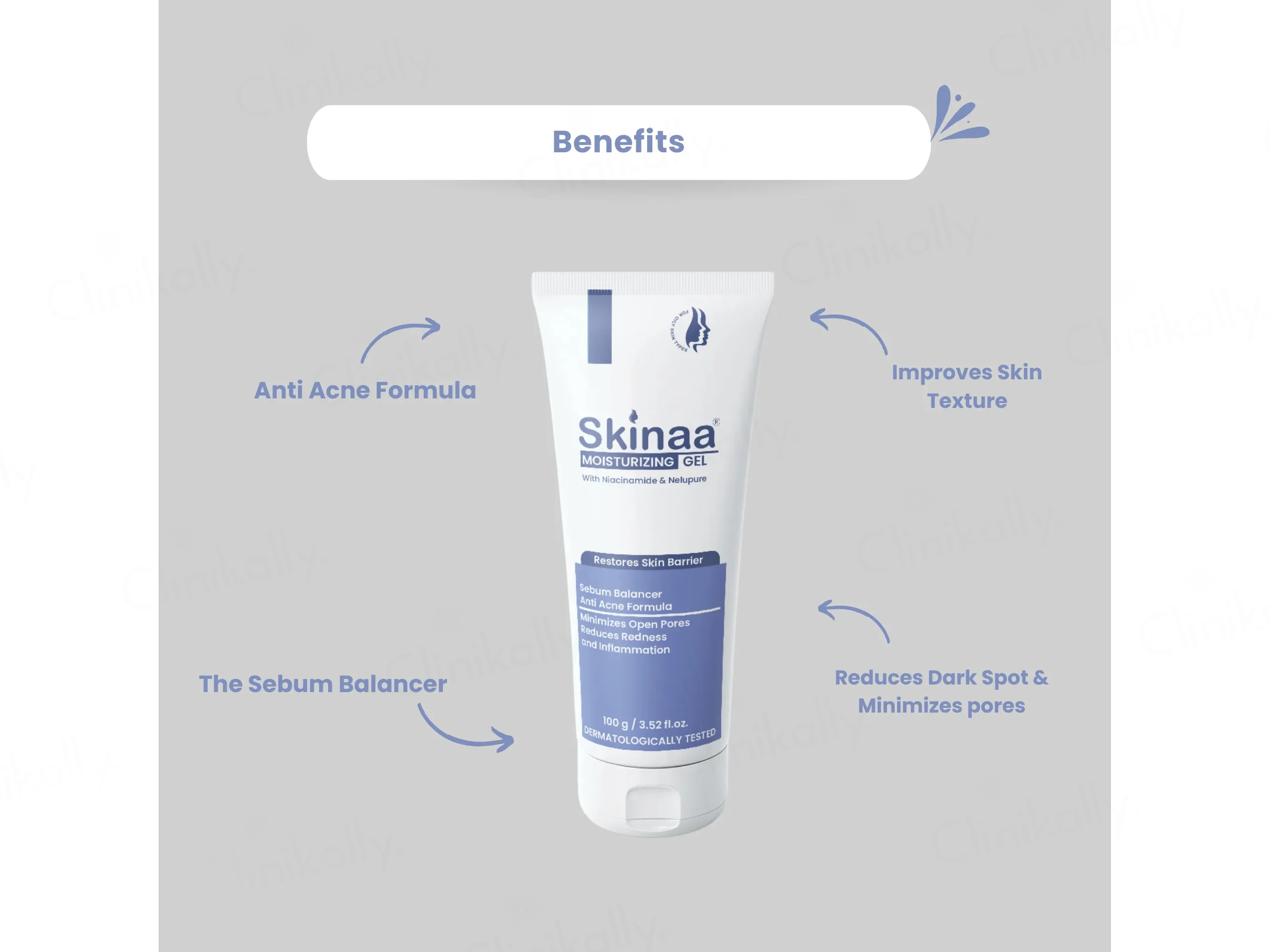 Skinaa Niacinamide and Nelupure Moisturizing Gel - Image 4