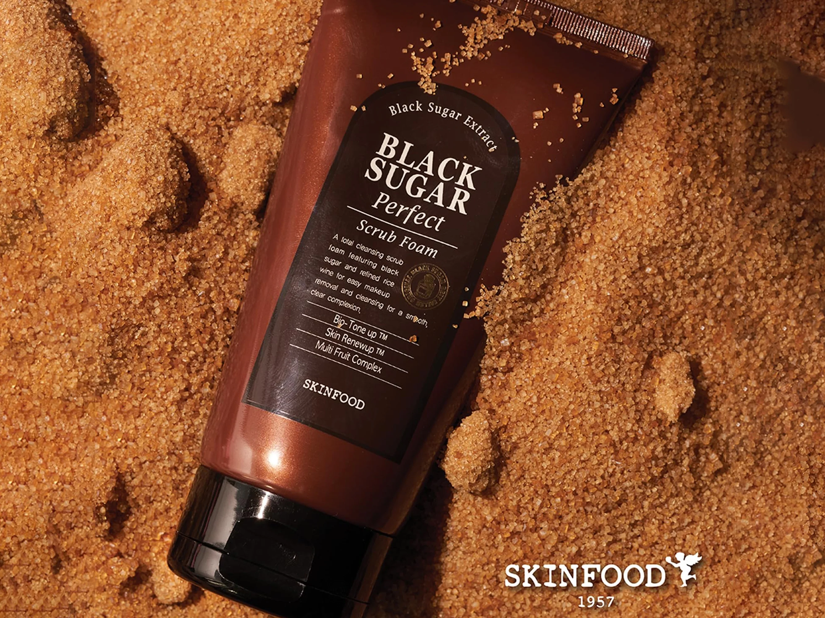 SKINFOOD Black Sugar Perfect Scrub Foam - Image 2