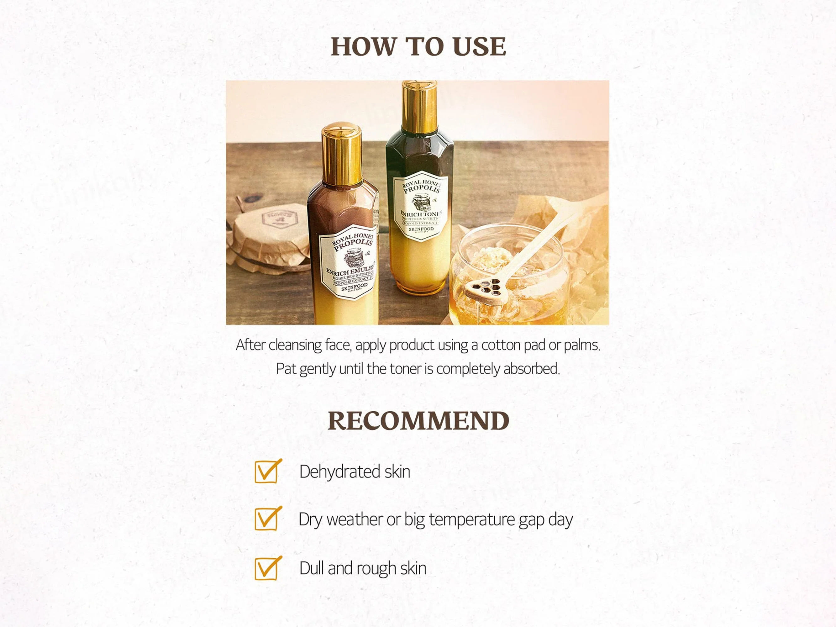 SKINFOOD Royal Honey Propolis Enrich Toner - Image 5