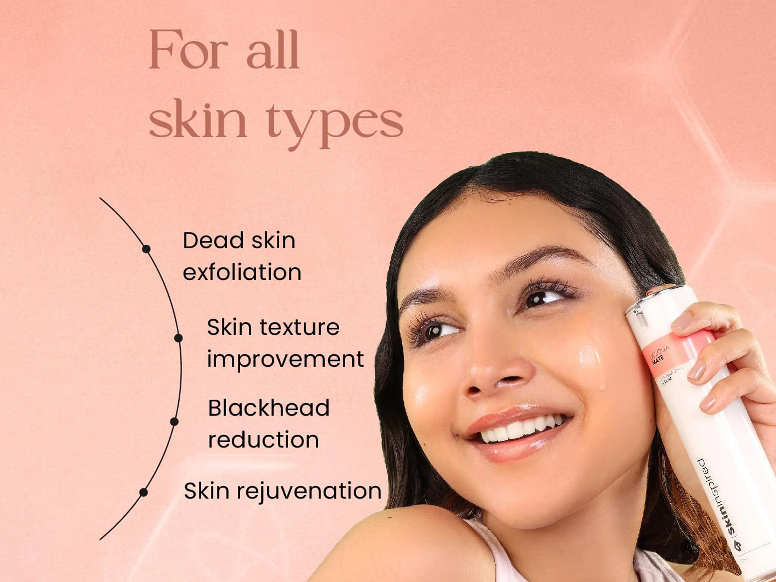 SkinInspired Desqua Mate AHA BHA PHA Face Serum - Image 6