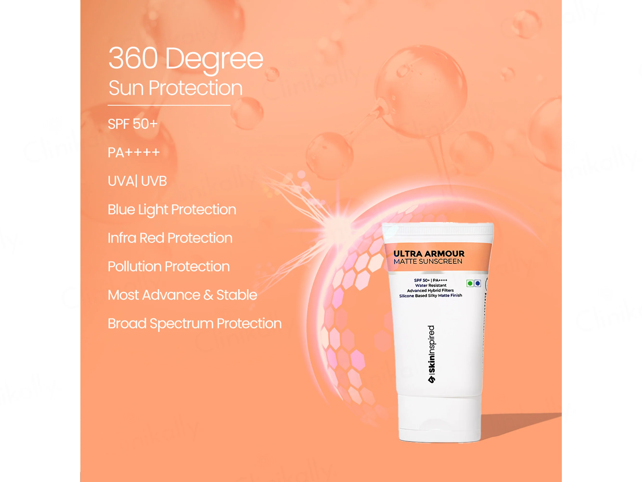 SkinInspired Ultra Armour Matte Sunscreen SPF 50+ PA++++ - Image 4