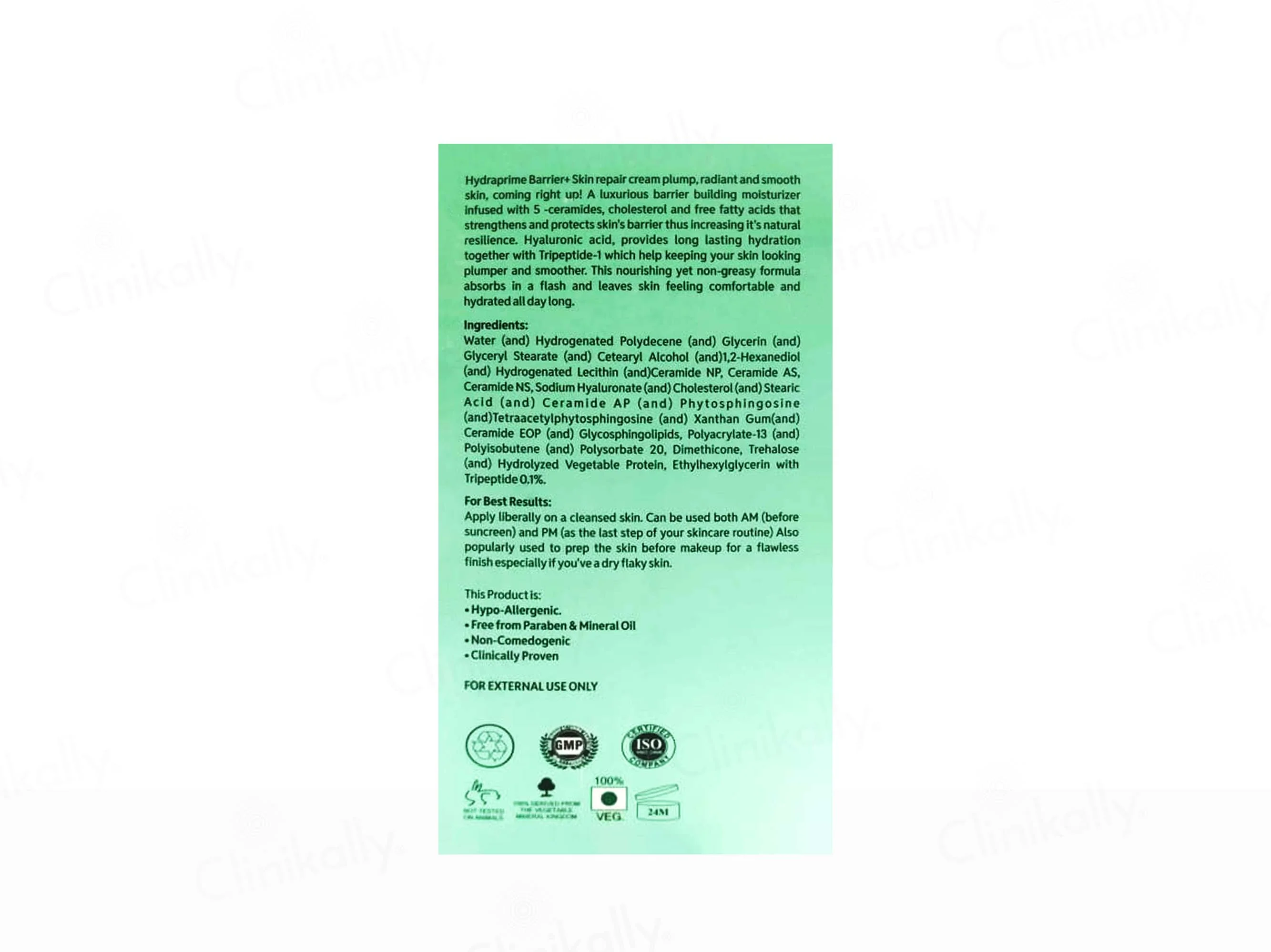 Skinmedis Hydraprime Barrier+ Skin Repair Cream - Image 2