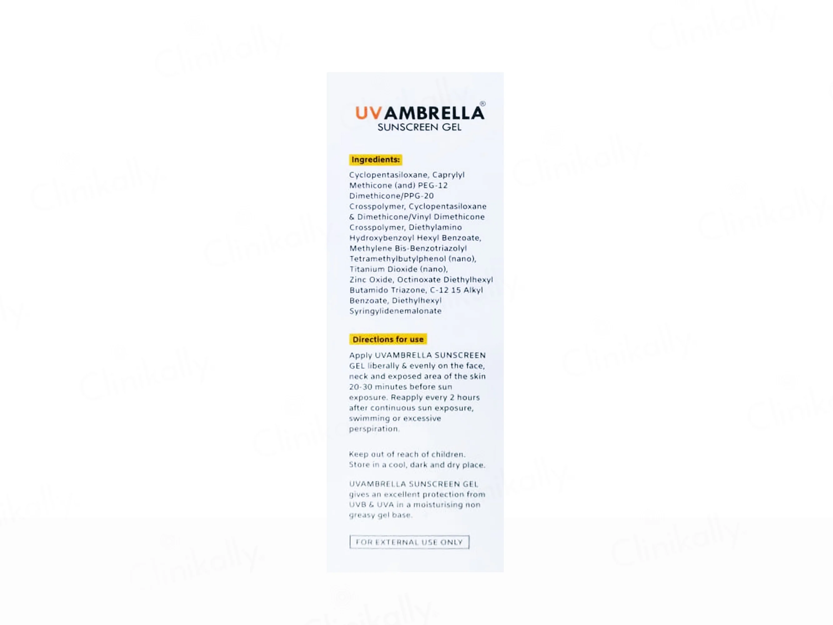 SkinOcean UVambrella Ultra-Matte Dry Touch Sunscreen Gel SPF 50 PA++++ - Image 2