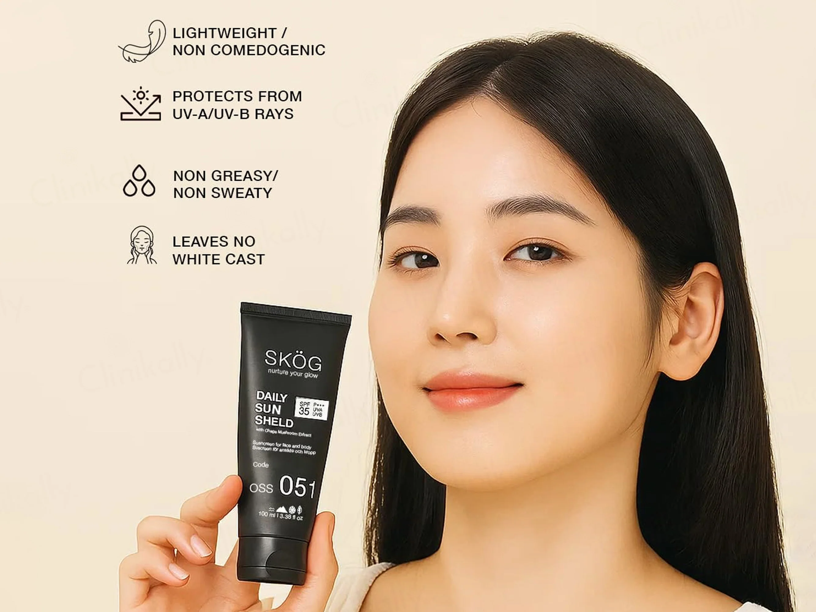 SKOG OSS Daily Sun Shield Sunscreen SPF 35 PA+++ - Image 4