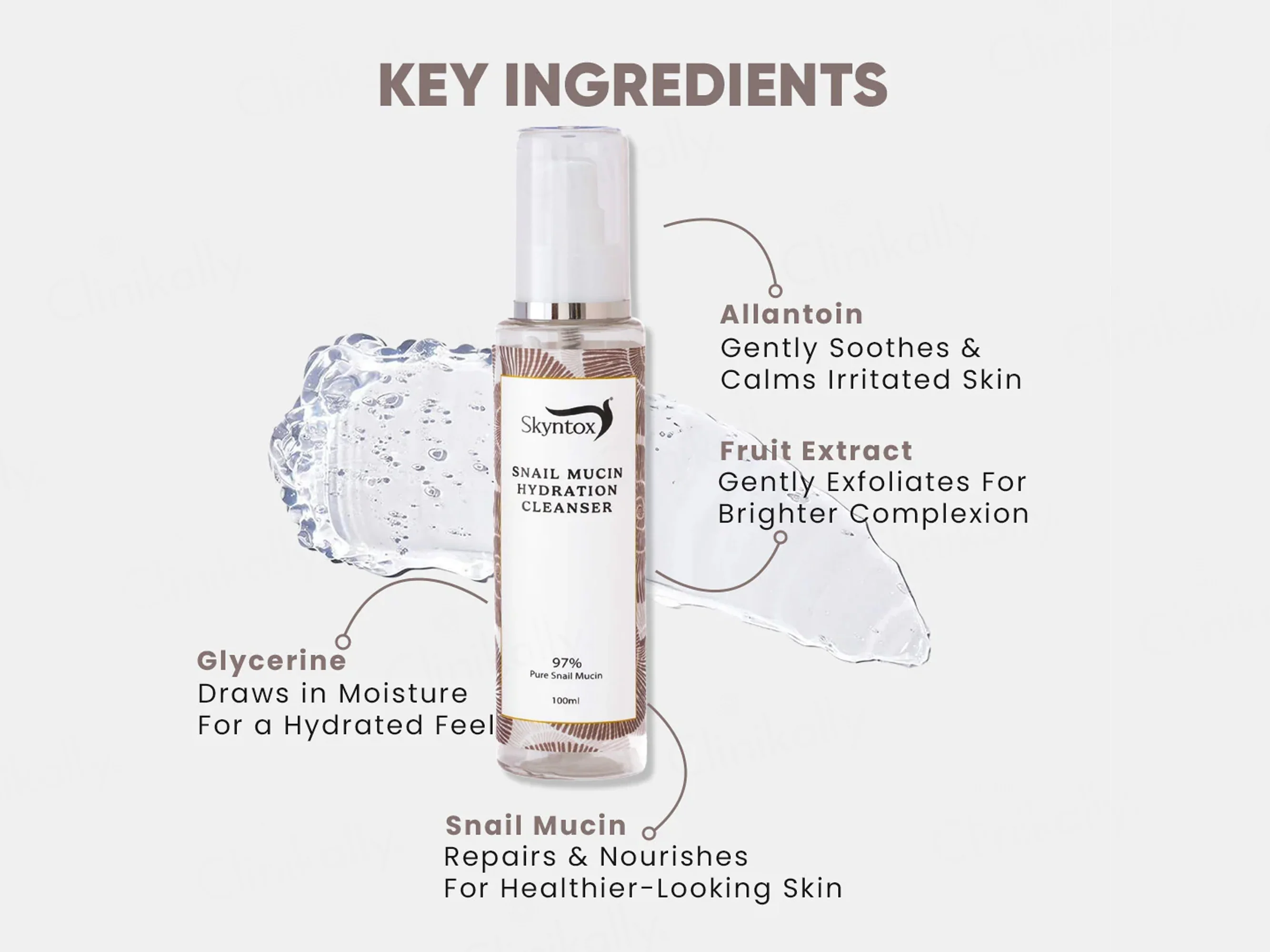 Skyntox 97% Pure Snail Mucin Hydration Cleanser - Image 4