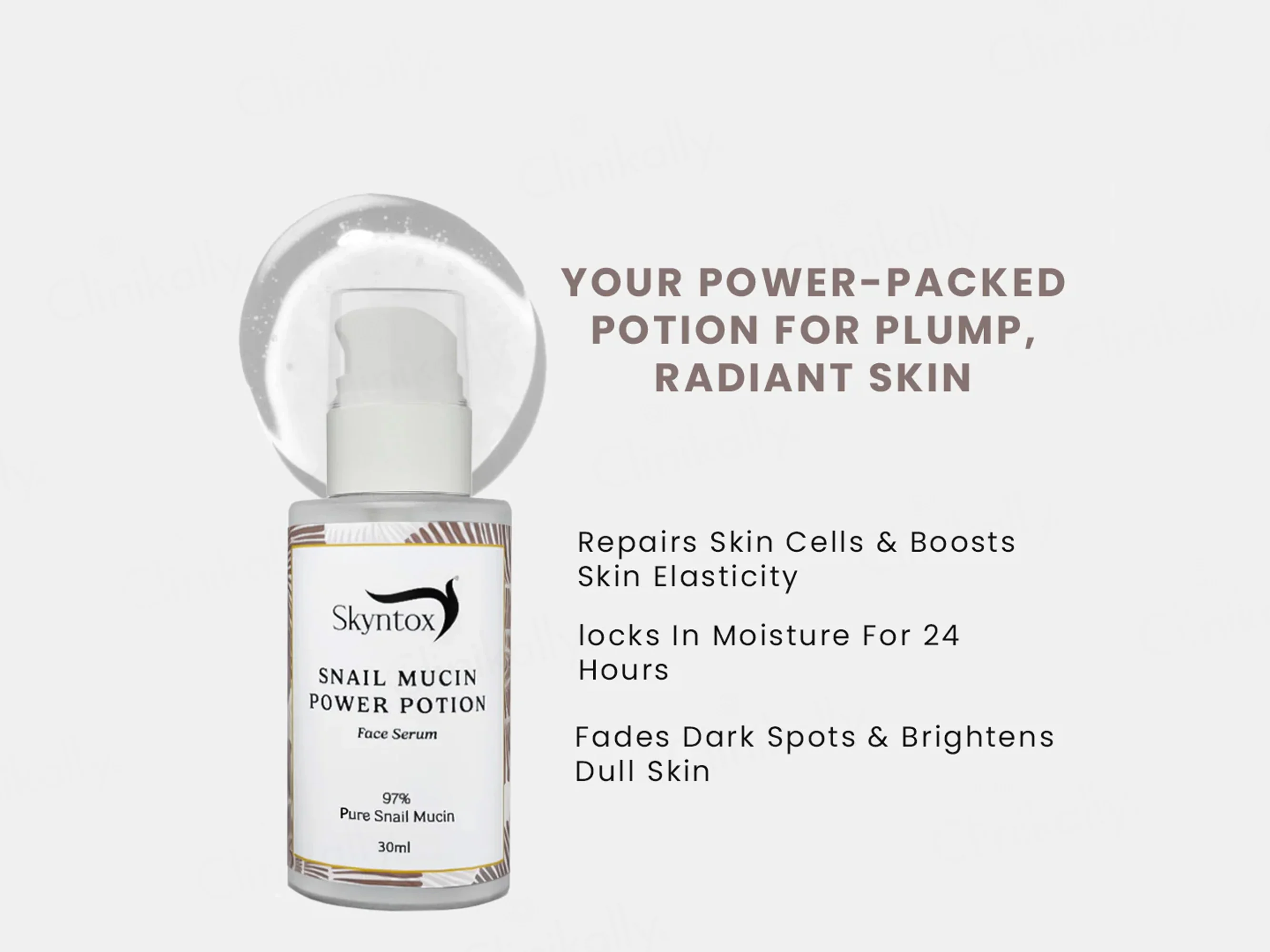 Skyntox 97% Pure Snail Mucin Power Potion Face Serum - Image 5