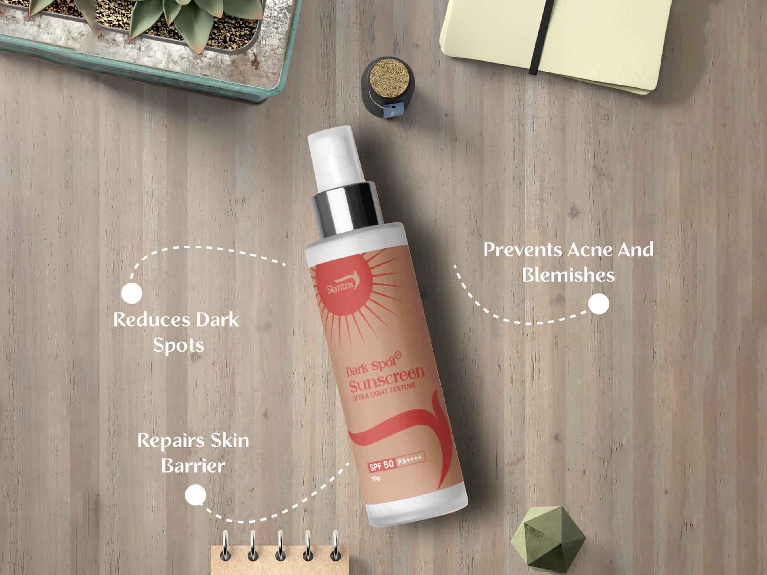 Skyntox Dark Spot Ultra Light Texture Sunscreen SPF 50 PA++++ - Image 2
