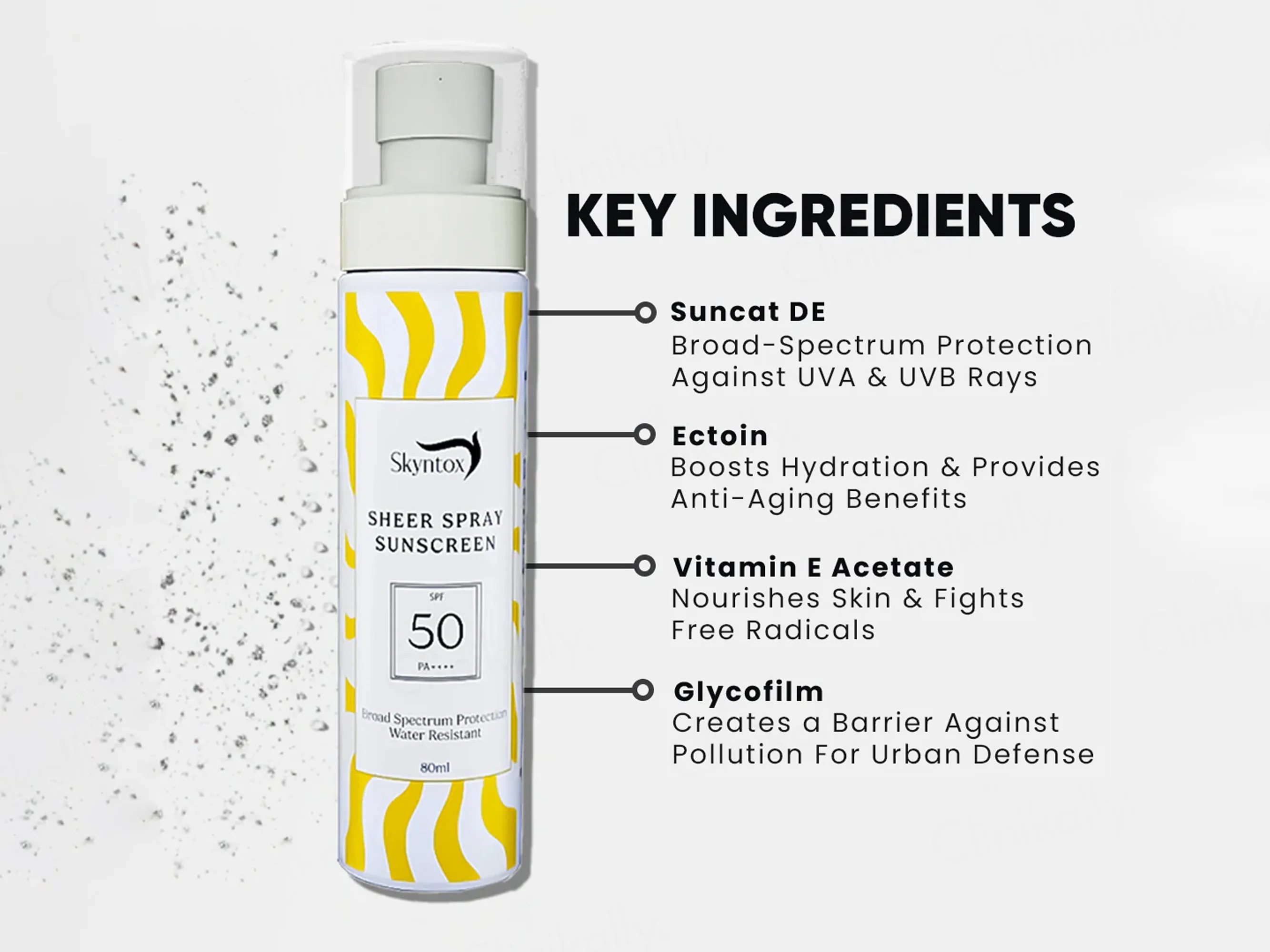 Skyntox Sheer Spray Sunscreen SPF 50 PA++++ - Image 3