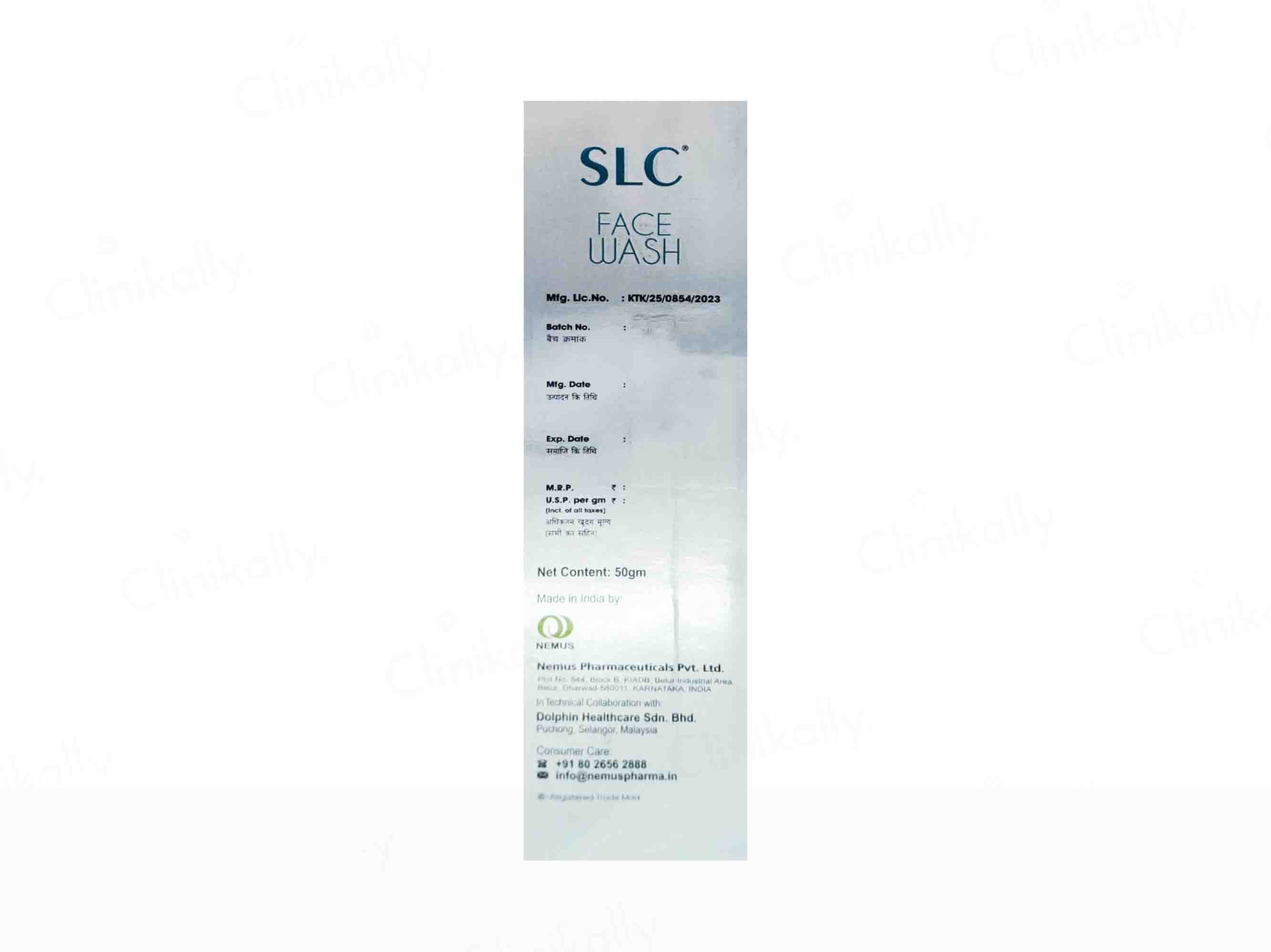 SLC 2% Salicylic Acid Face Wash - Image 3