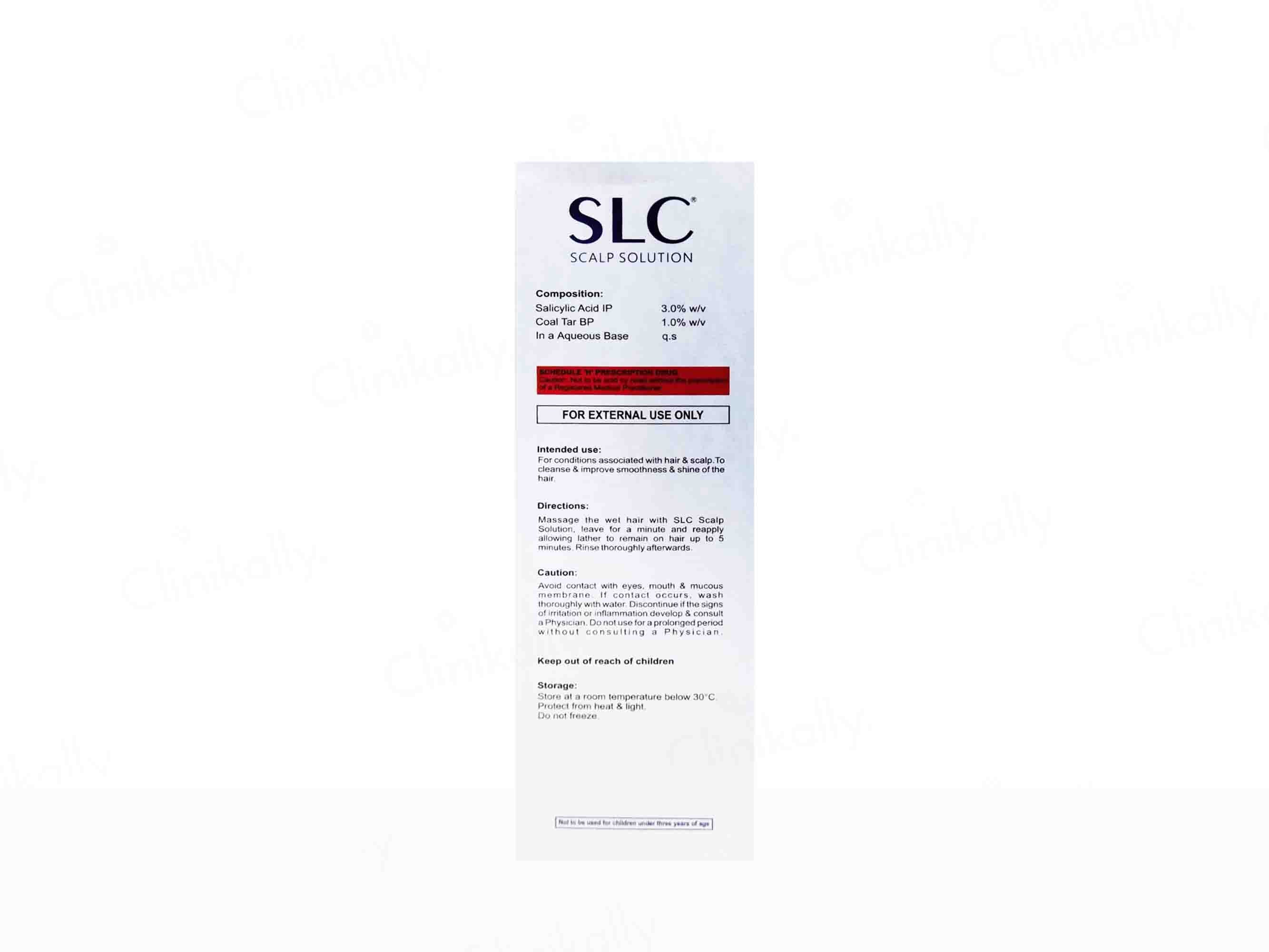 SLC Salicylic Acid & Coal Tar Scalp Solution - Image 2