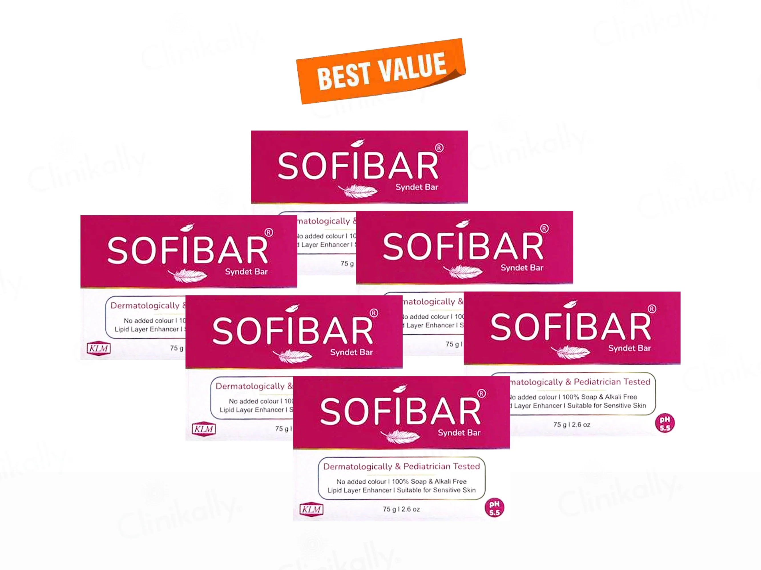Sofibar pH 5.5 Syndet Bar - Image 2