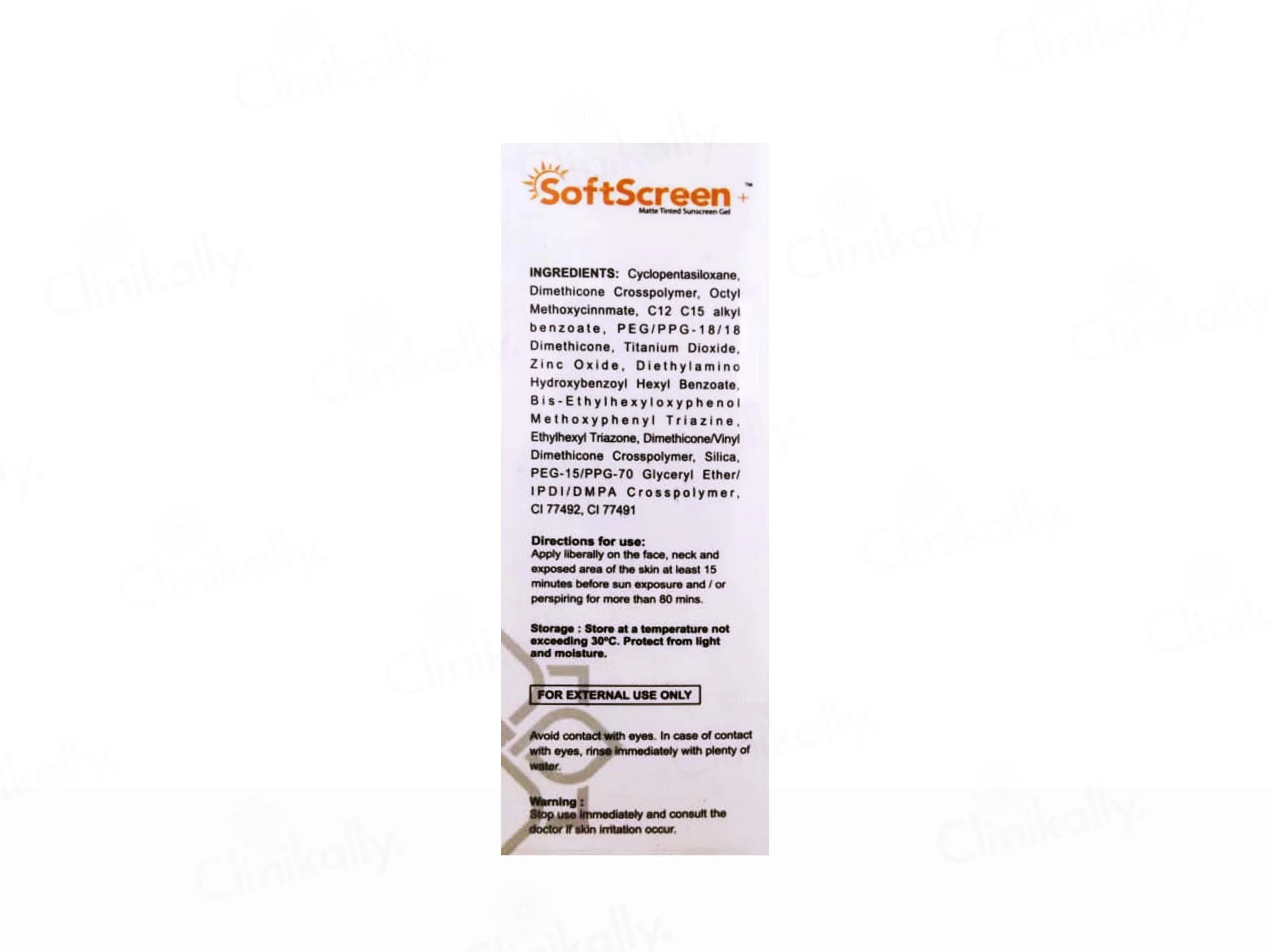 Softscreen+ Matte Tinted Sunscreen Gel SPF 50+ PA+++ - Image 2
