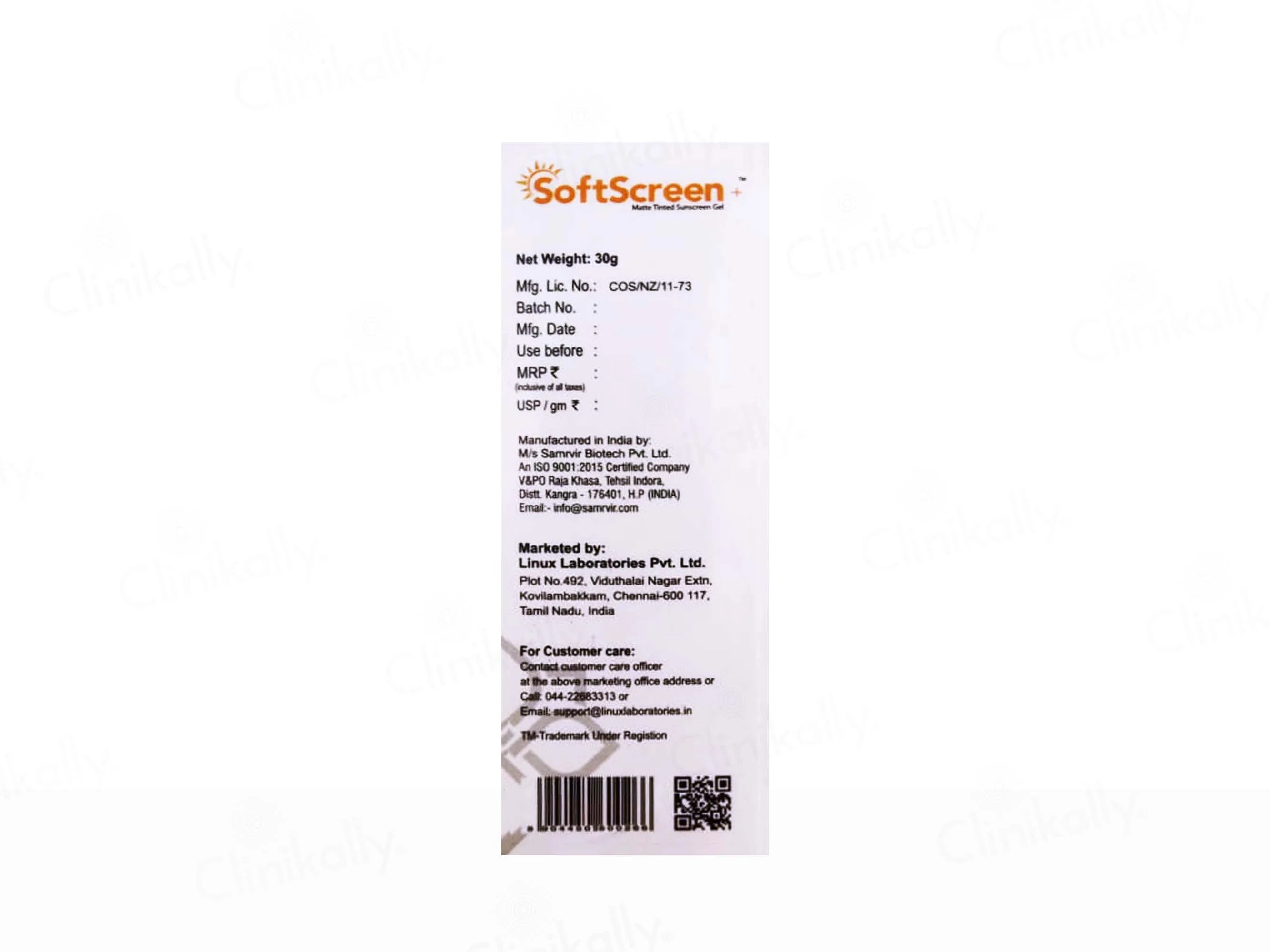 Softscreen+ Matte Tinted Sunscreen Gel SPF 50+ PA+++ - Image 3