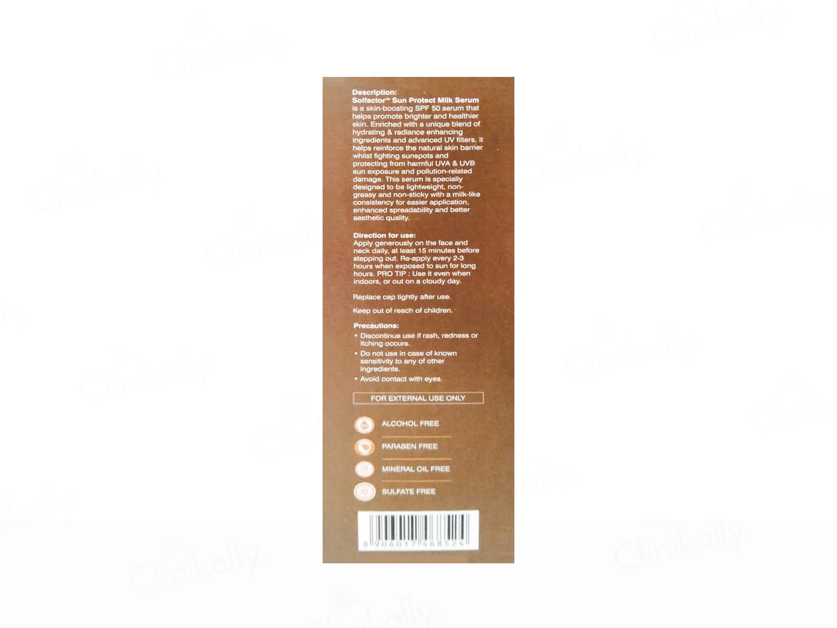 Solfactor Sun Protect Milk Serum Sunscreen SPF 50+ PA++++ - Image 2