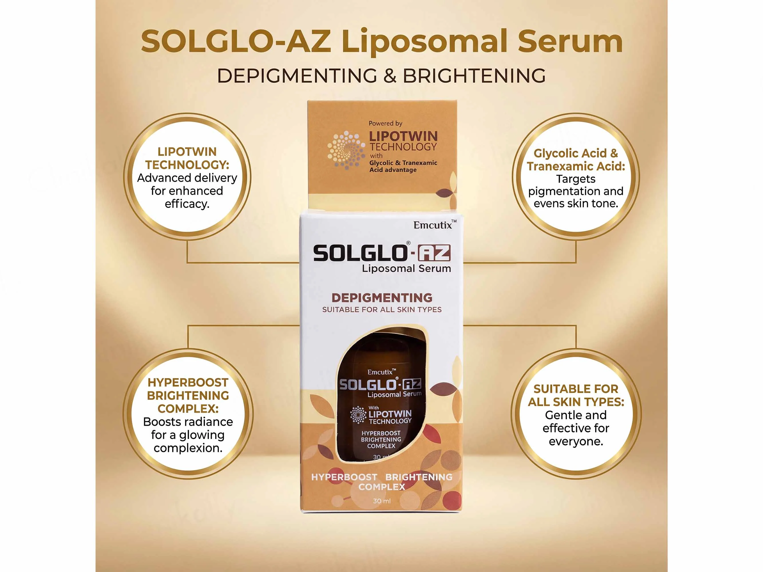 Solglo-AZ Depigmenting Liposomal Serum - Image 2