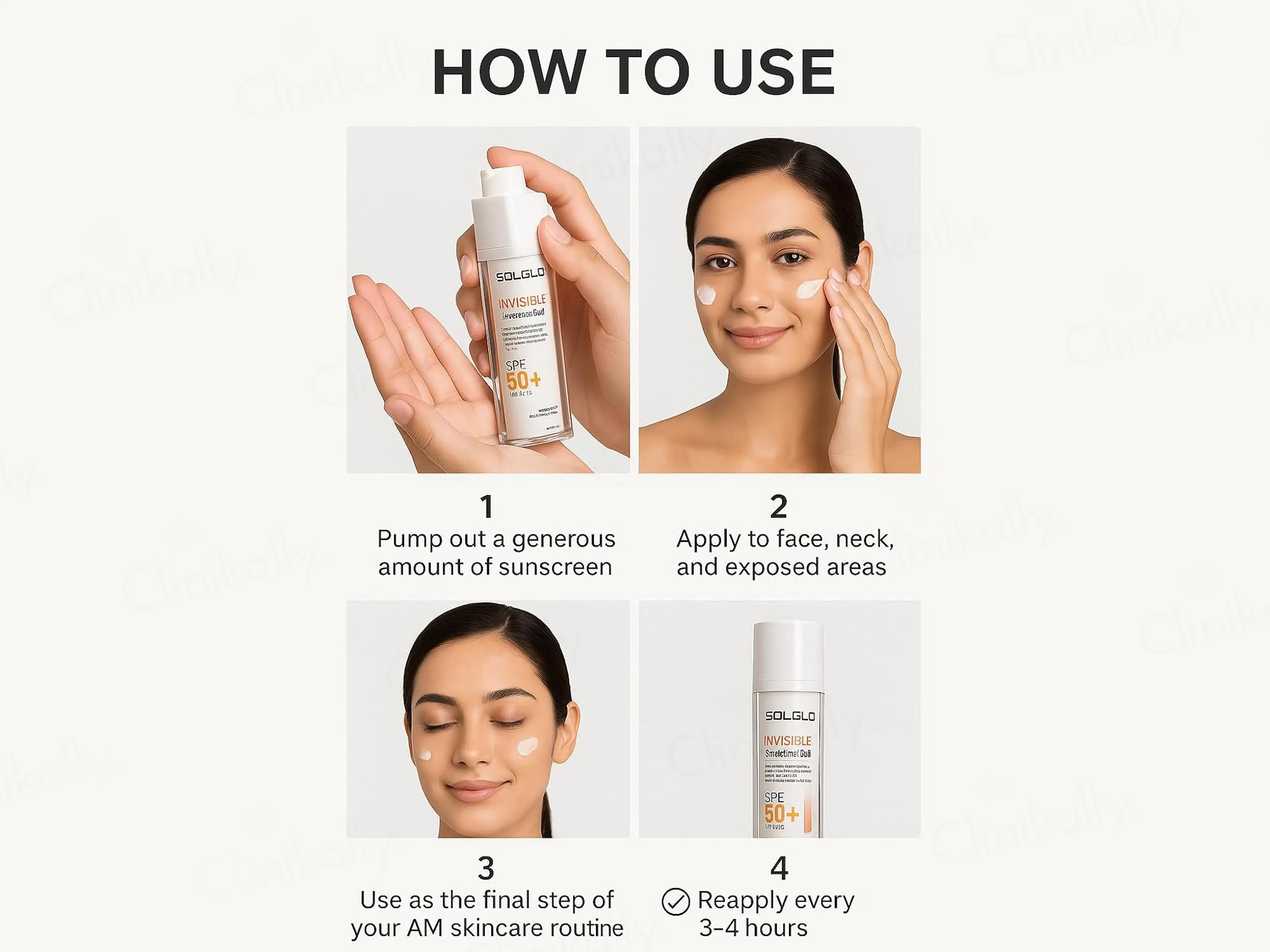 Solglo Invisible Sunscreen Gel SPF 50+ PA++++ - Image 3
