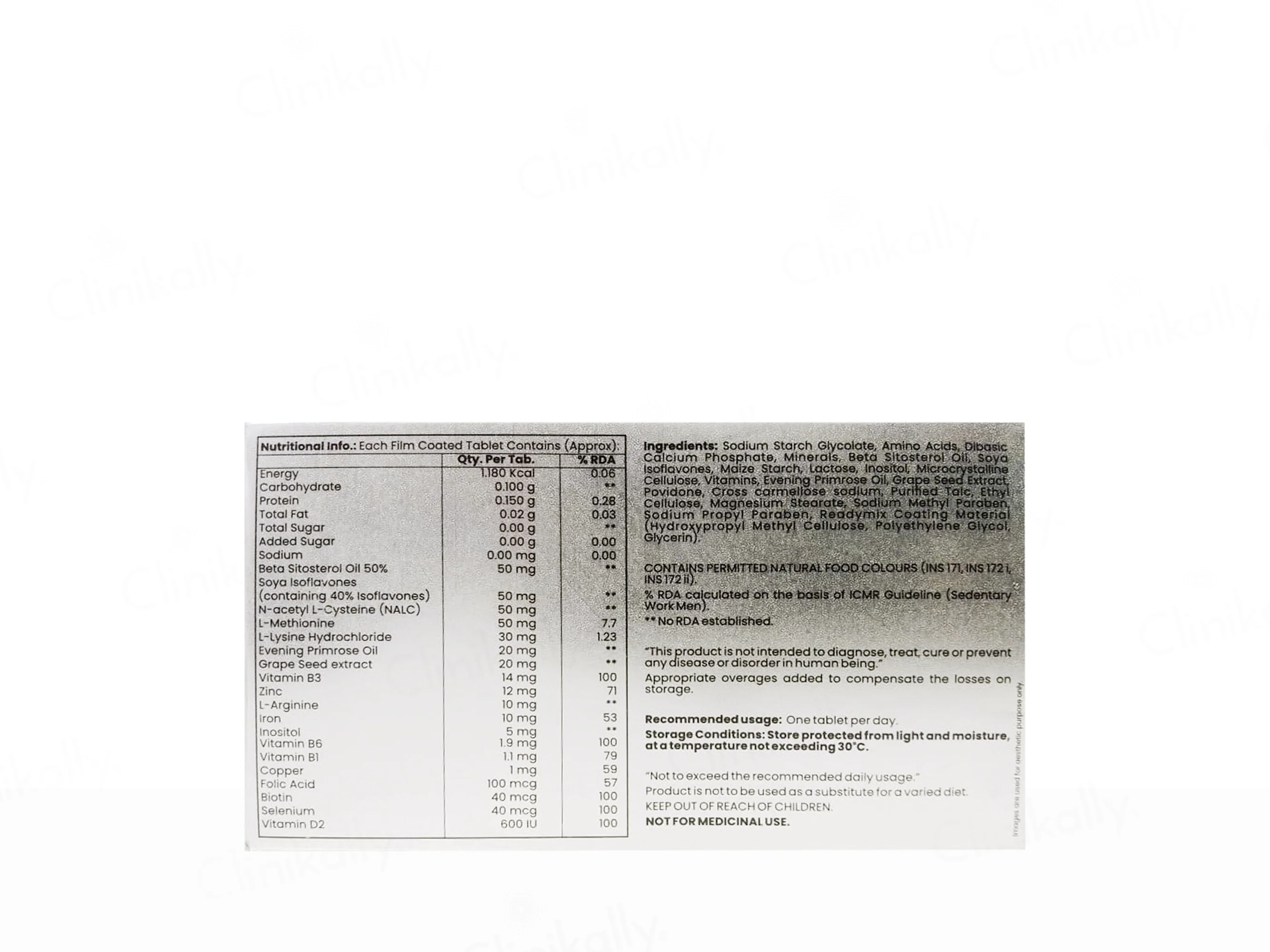 Solovit Men Hair Growth Nutraceutical Tablet For Adult Men - Image 2