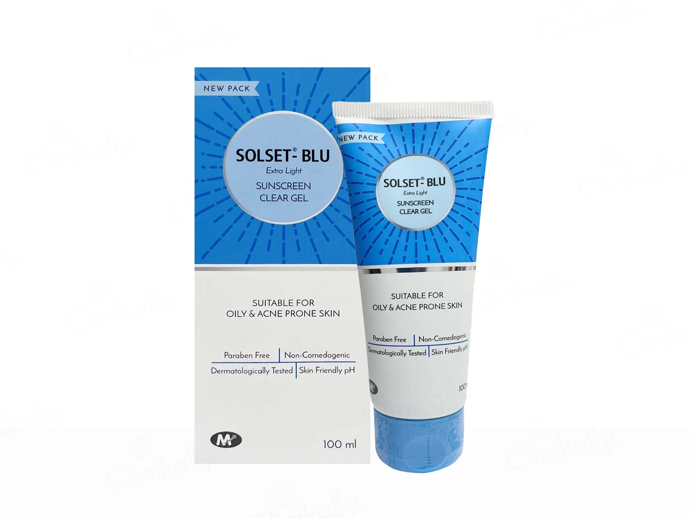 Solset-Blue Extra Light Sunscreen Clear Gel - Image 4