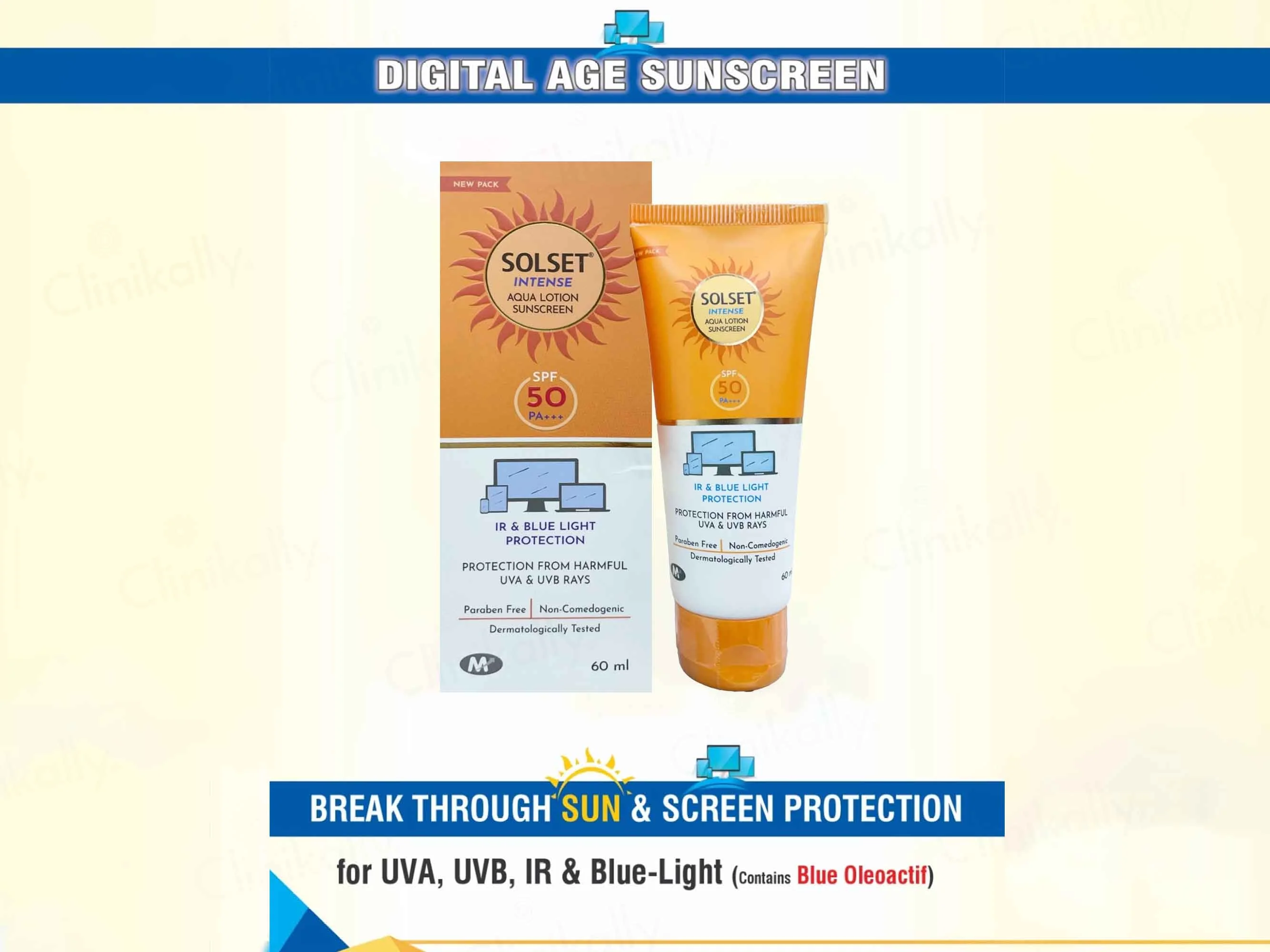 Solset Intense Aqua Lotion Sunscreen SPF 50 PA+++ - Image 4