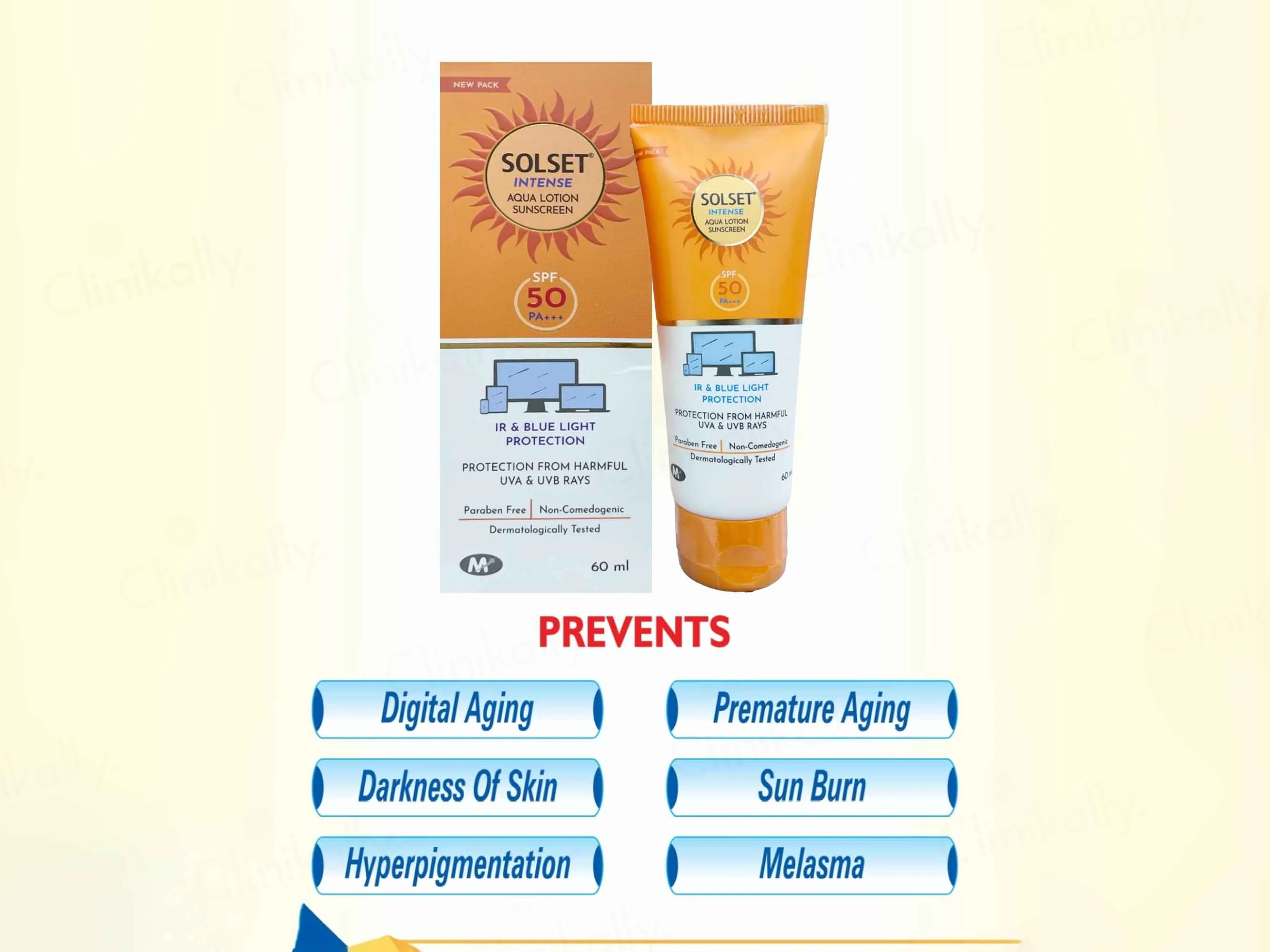 Solset Intense Aqua Lotion Sunscreen SPF 50 PA+++ - Image 5