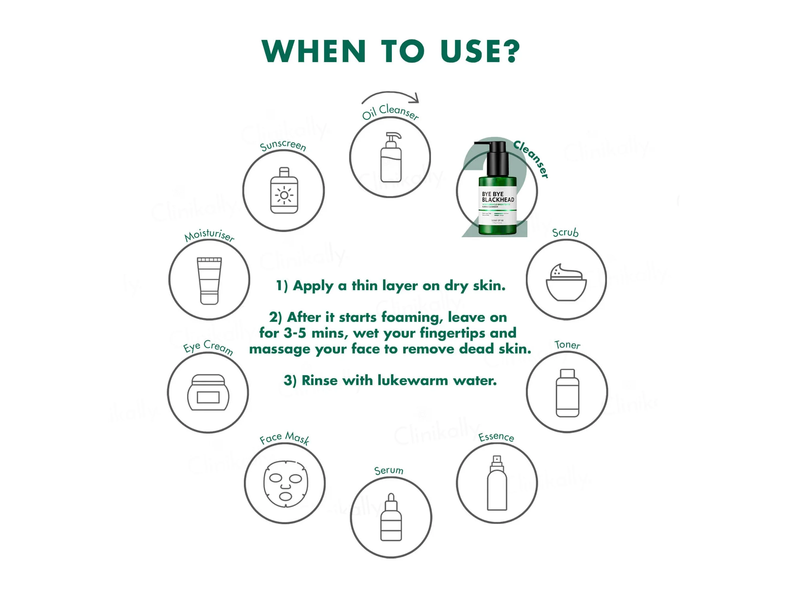 SOME BY MI Bye Bye Blackhead 30 Days Miracle Green Tea Tox Bubble Cleanser - Image 4