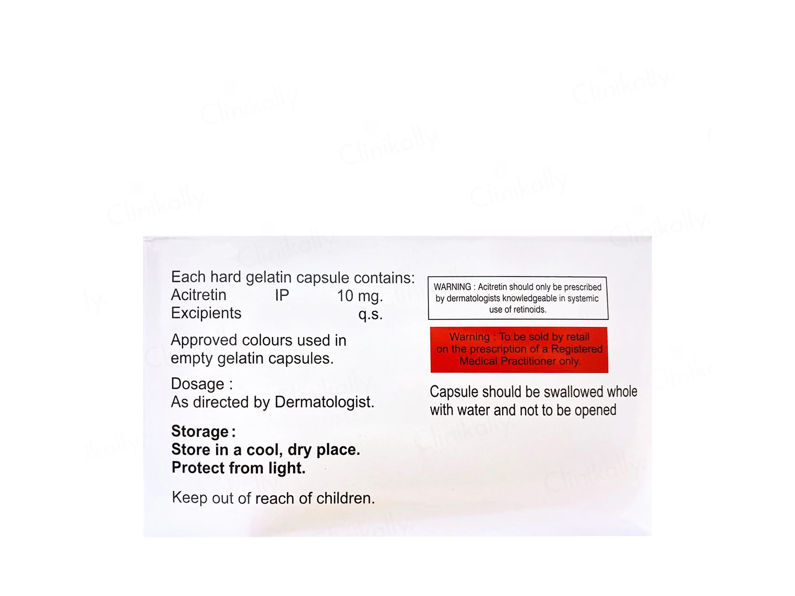 Soretin 10mg Capsule - Image 2